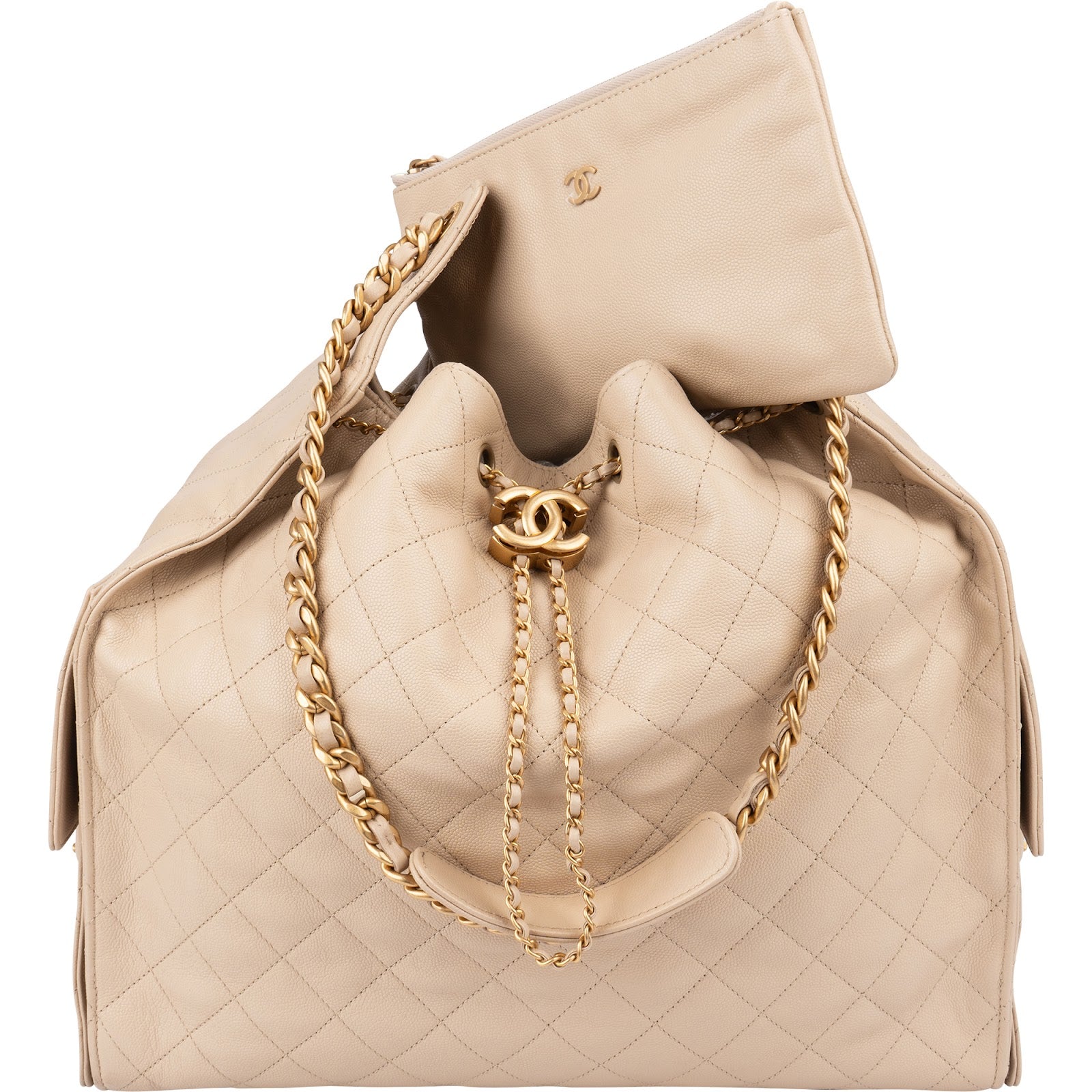 Chanel – 25 Maxi Drawstring Schultertasche