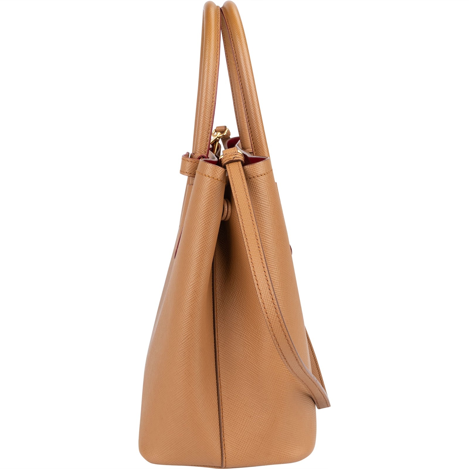 Prada Saffiano Leather Double Handbag