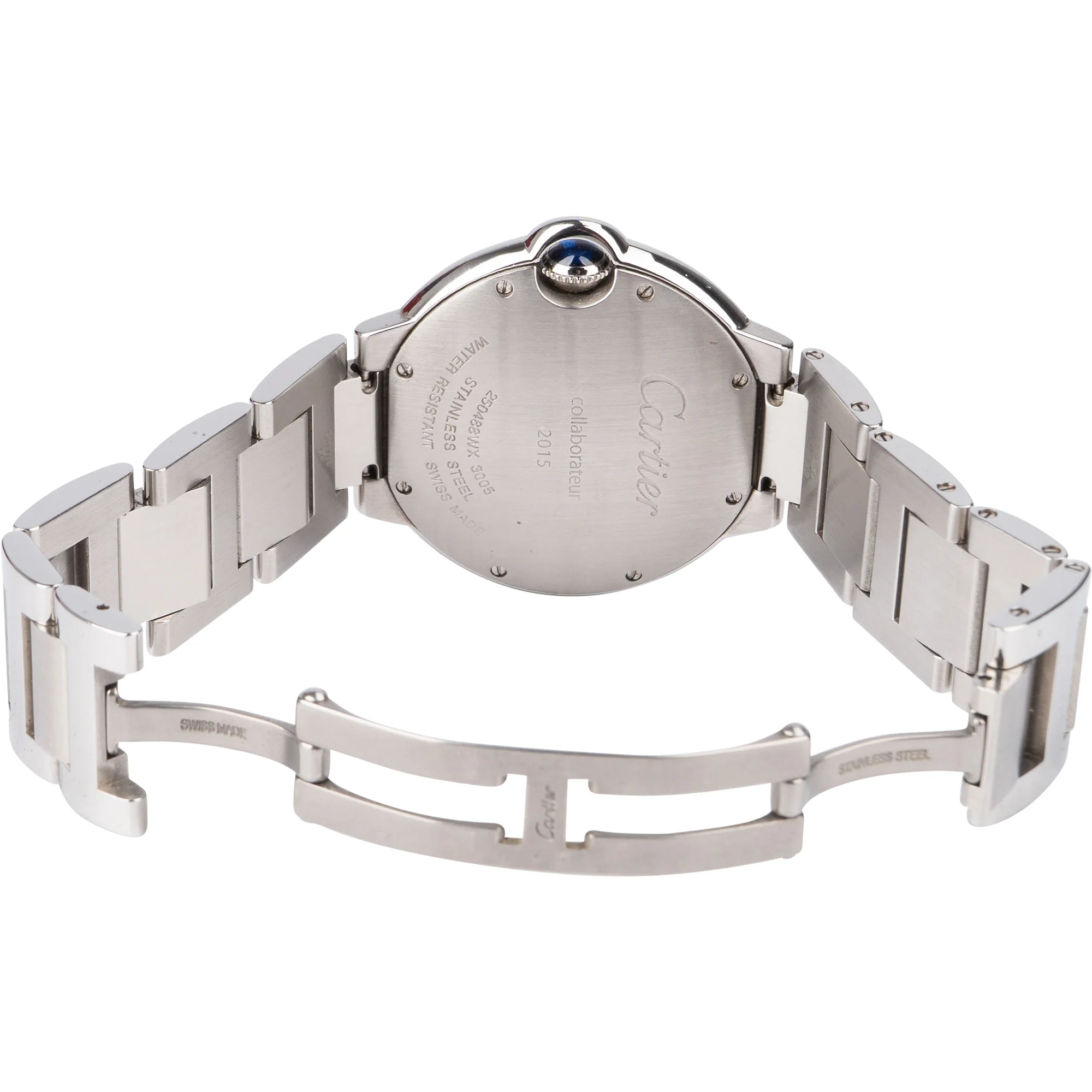 Cartier Silver Tone Ballon 3005 Women Watch
