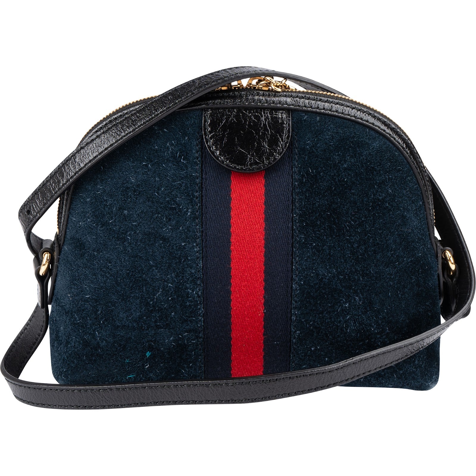 Gucci - Ophidia GG Embroidered Dragon Crossbody Bag