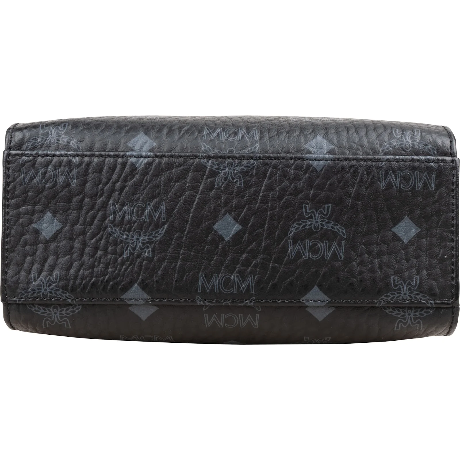 MCM Monogram Visetos Aren Mini Vertical Handbag