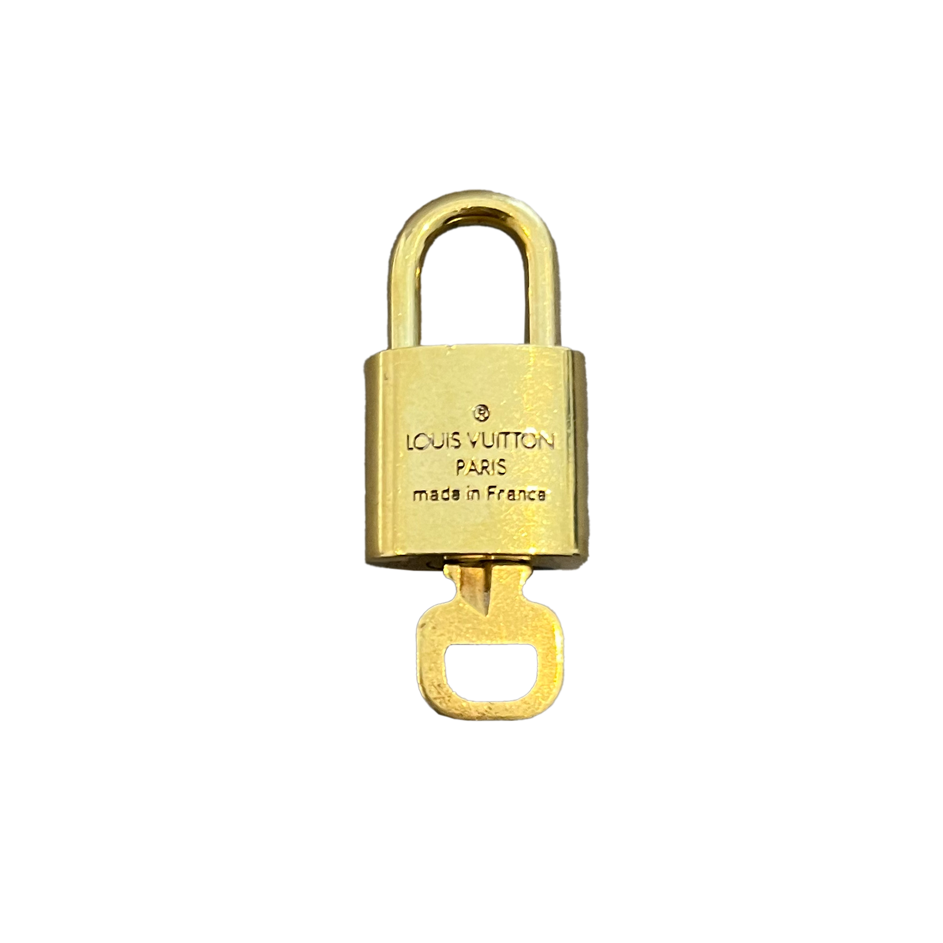 Louis Vuitton Cadena Vorhängeschloss & Schlüssel