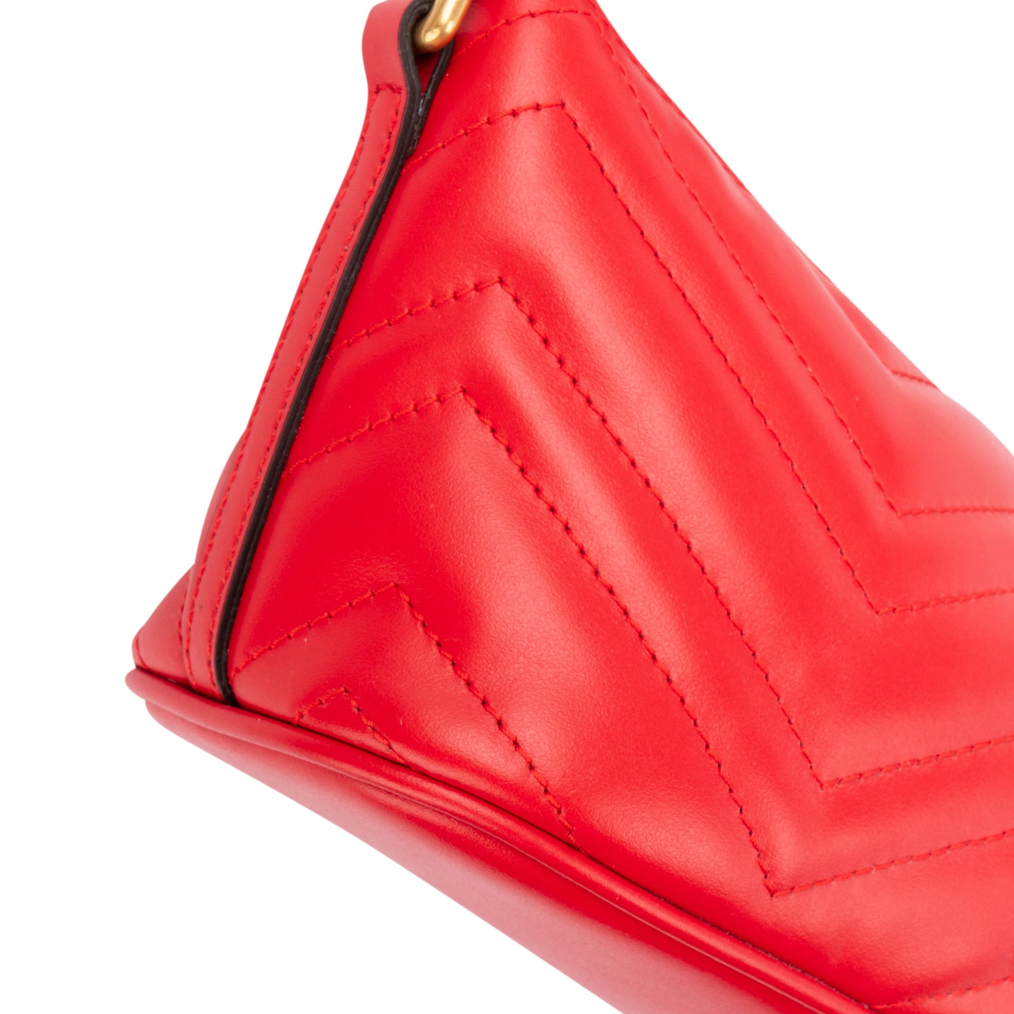 Sac à bandoulière GUCCI Rosso en cuir Marmont