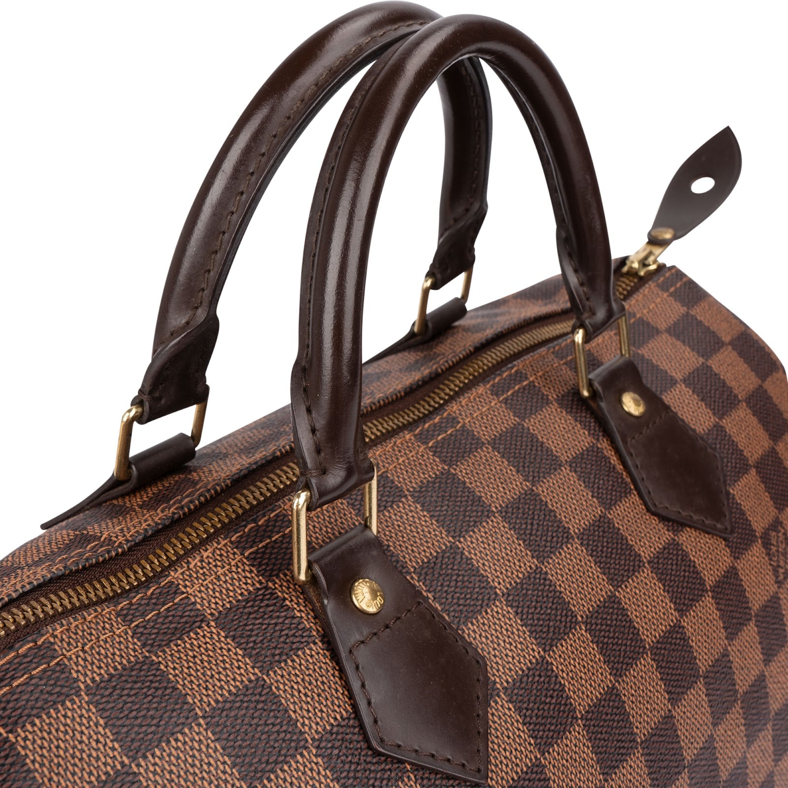 Louis Vuitton Monogram Damier Ebene Speedy 30 Boston Bag