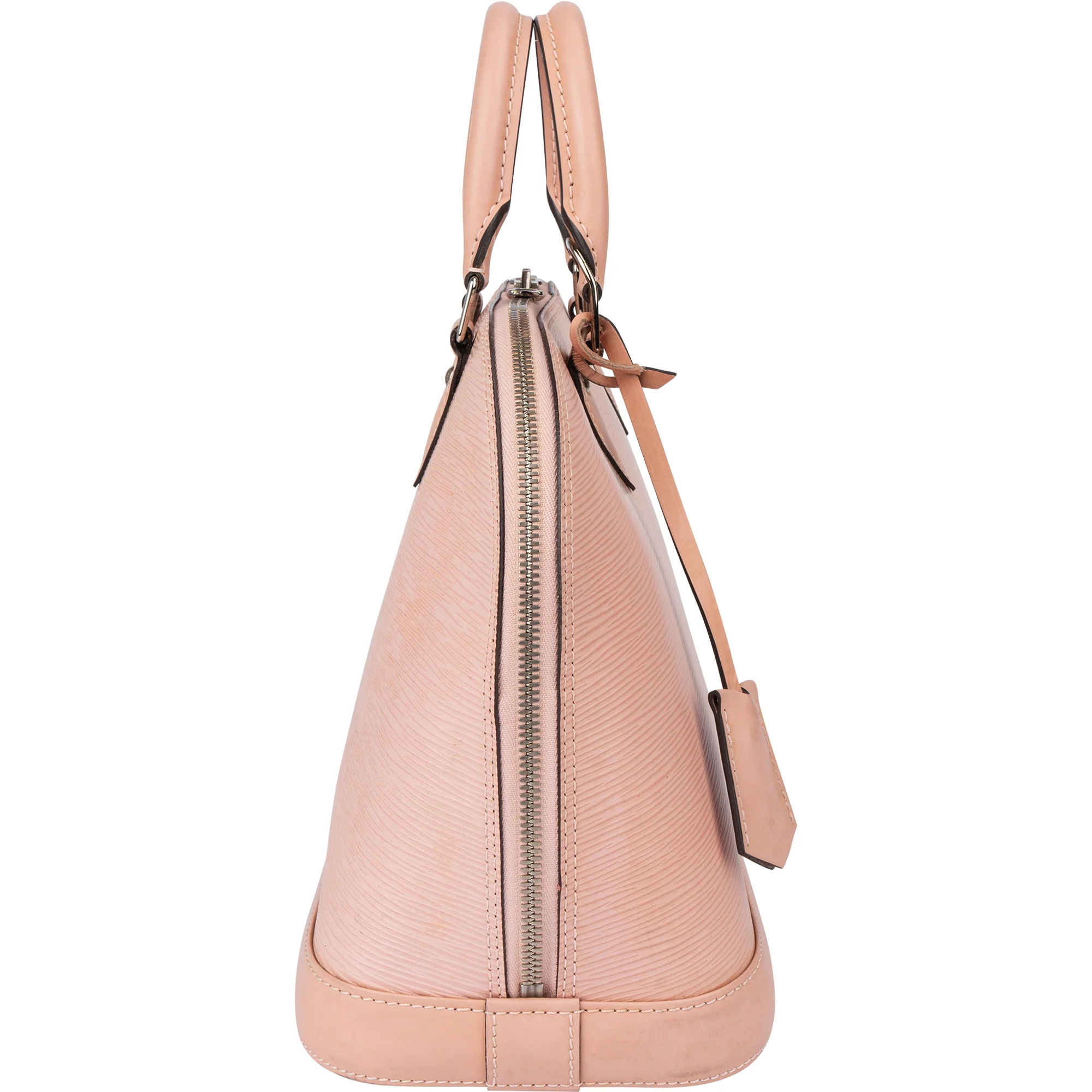 Louis Vuitton Rose Balleri Epi Leather Alma PM Handbag