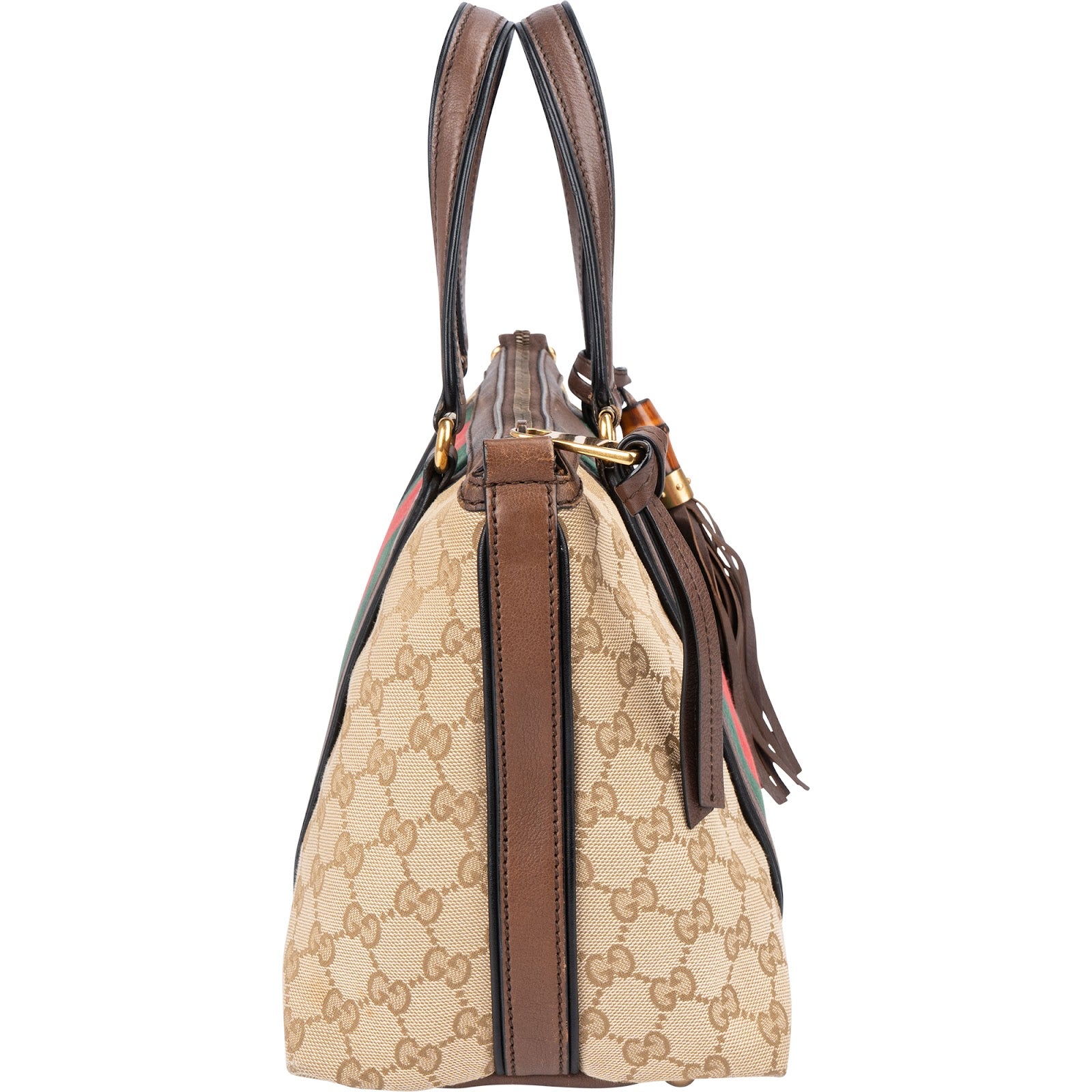 GUCCI - Bella Bamboo Tassel Tote-handtas