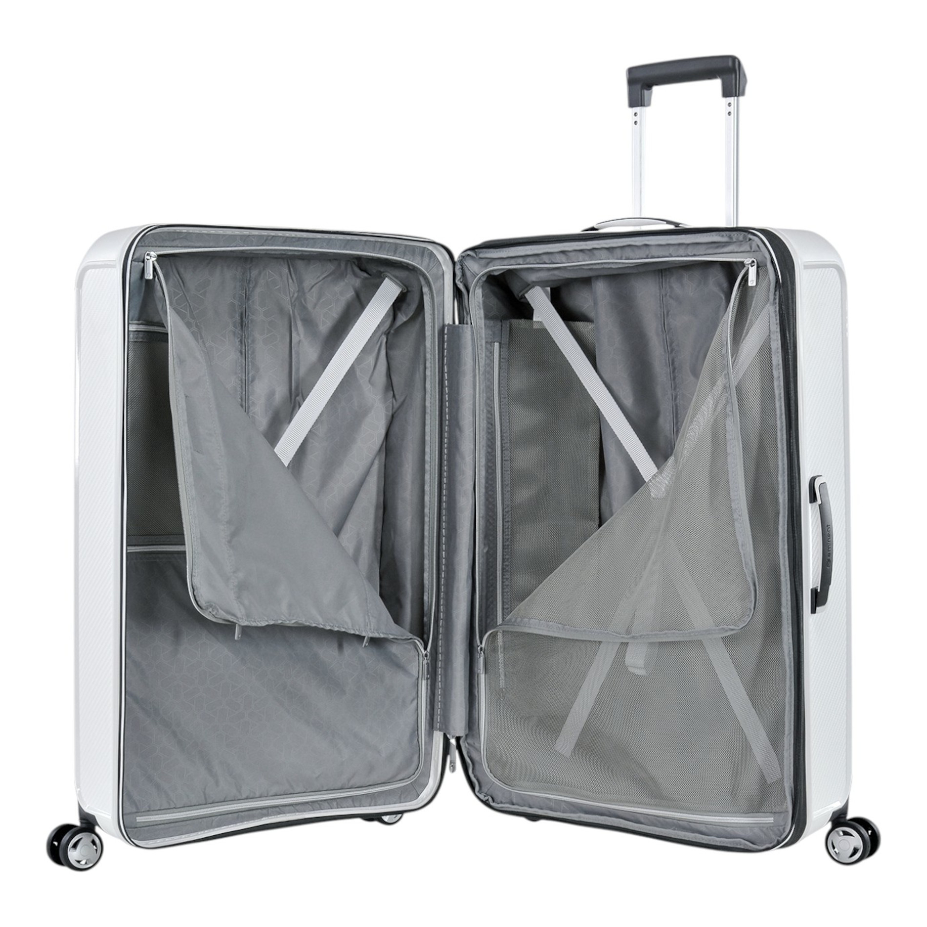 AEGIS trolley L (78 cm) erweiterbar - weiß