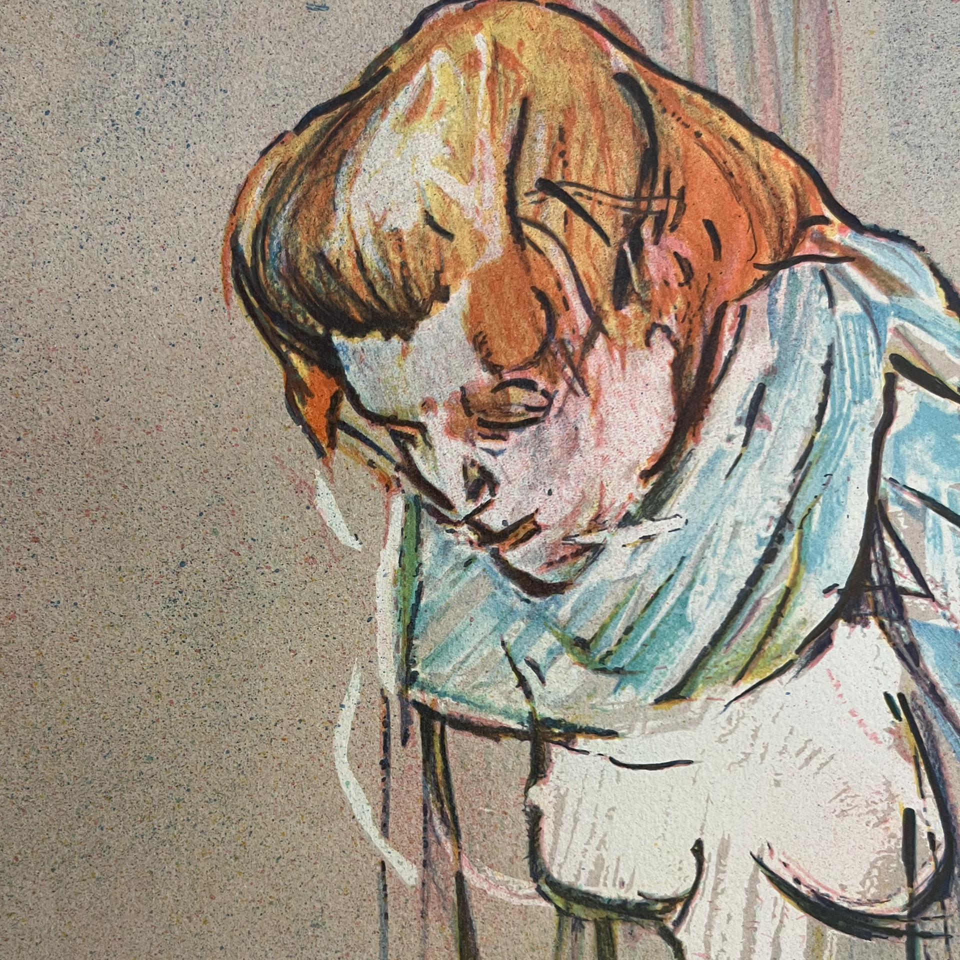 Henri De Toulouse-Lautrec - Die Anprobe der Strümpfe II