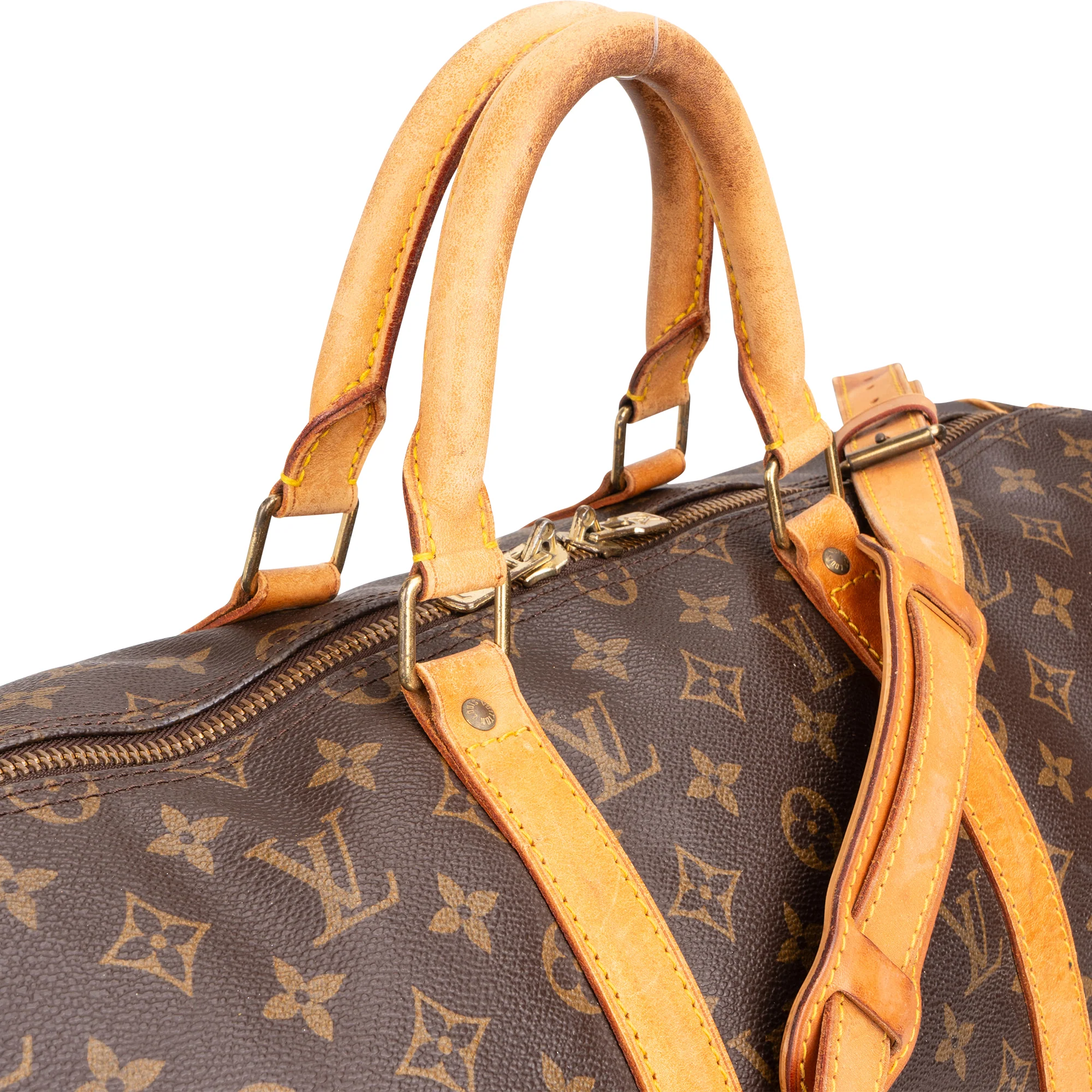 Louis Vuitton Monogram Canvas Keepall 50 Bandoulière Reisetasche