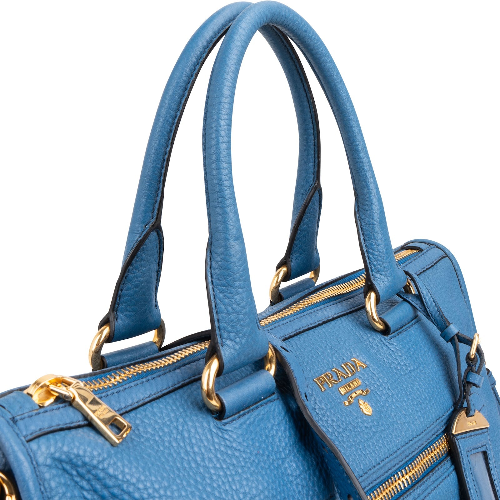 Prada - Vitello Daino Satchel Crossbody Bag