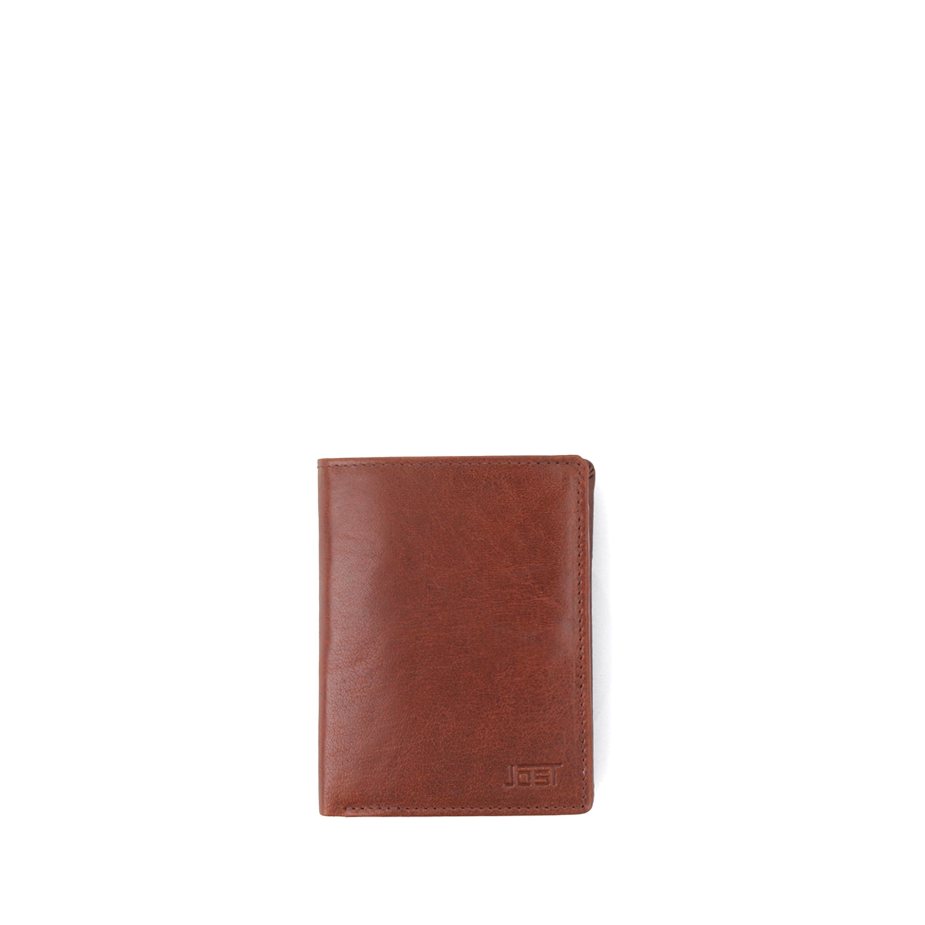 Portfel MALMÖ pionowy - koniak