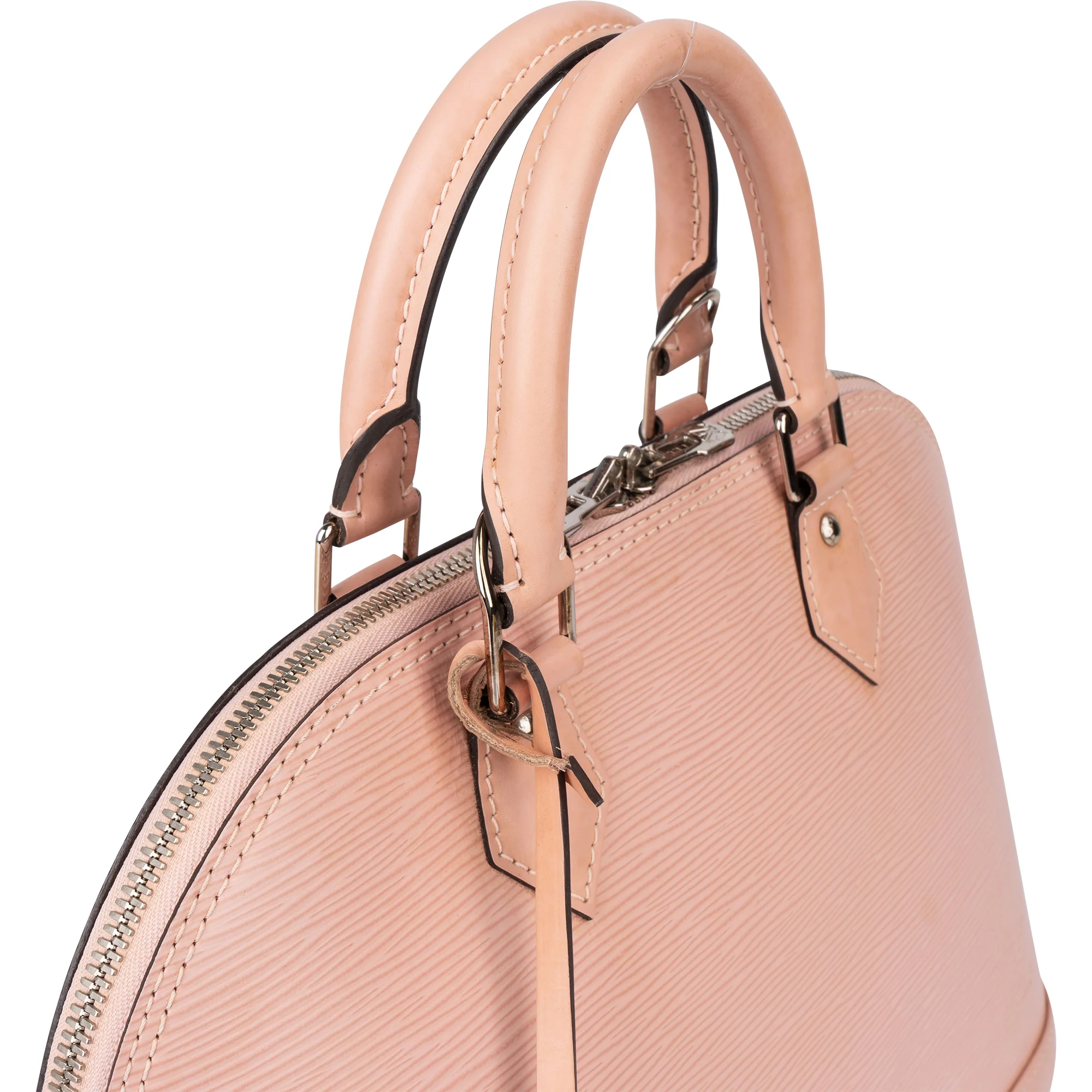 Louis Vuitton Rose Balleri Epi Leather Alma PM Handbag