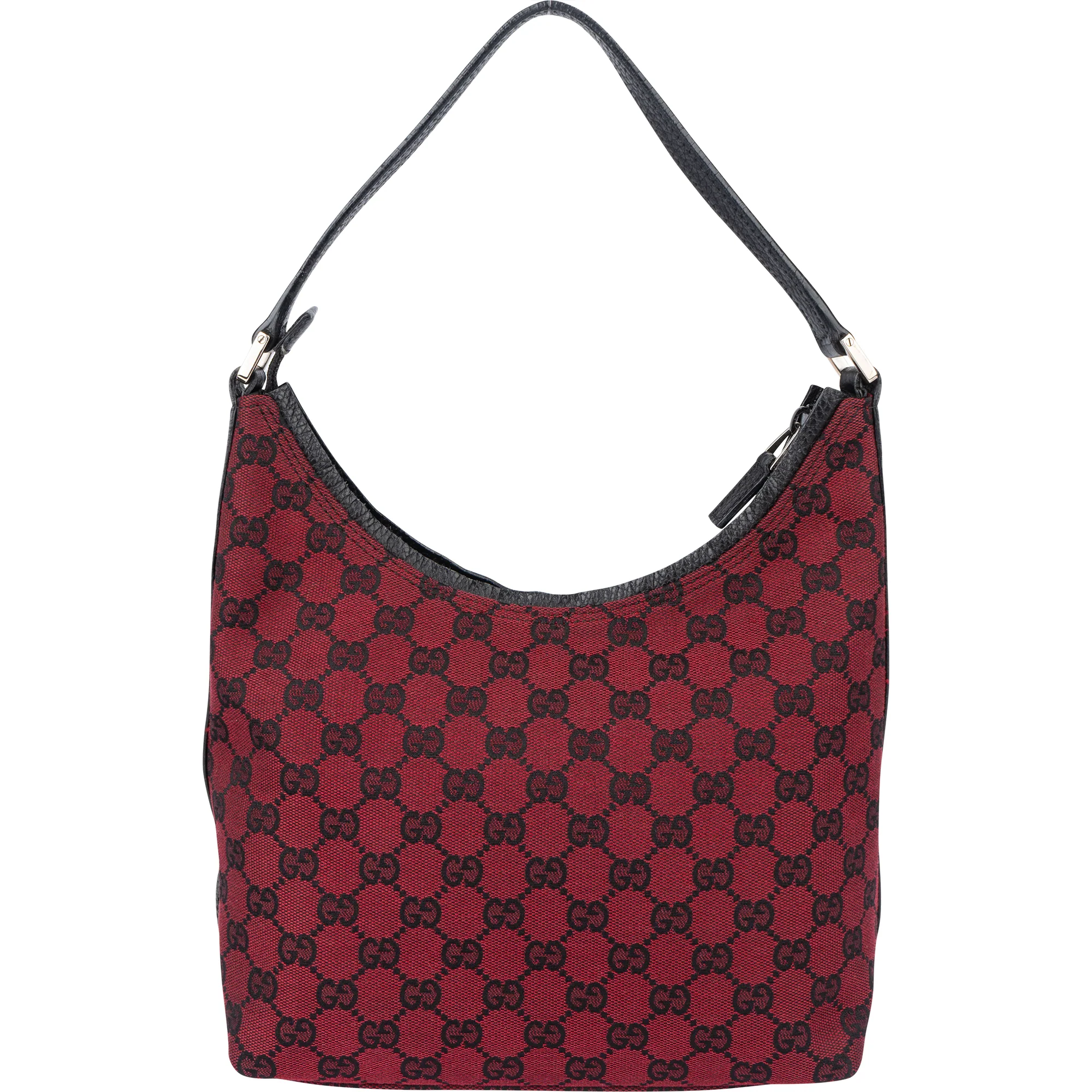 Gucci Red GG Monogram Shoulder Bag