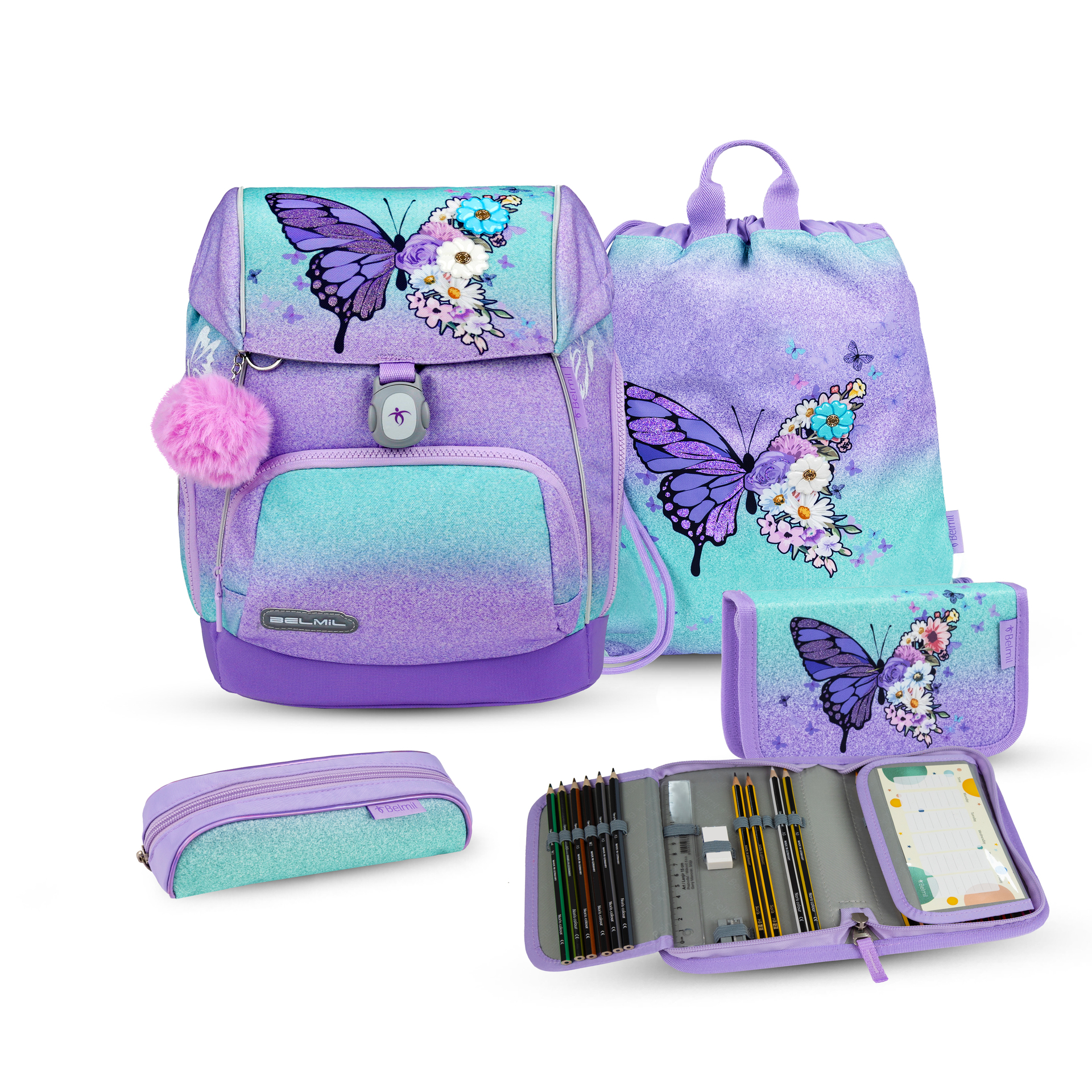 Comfy Plus Schulranzenset 5-teilig - Serenity