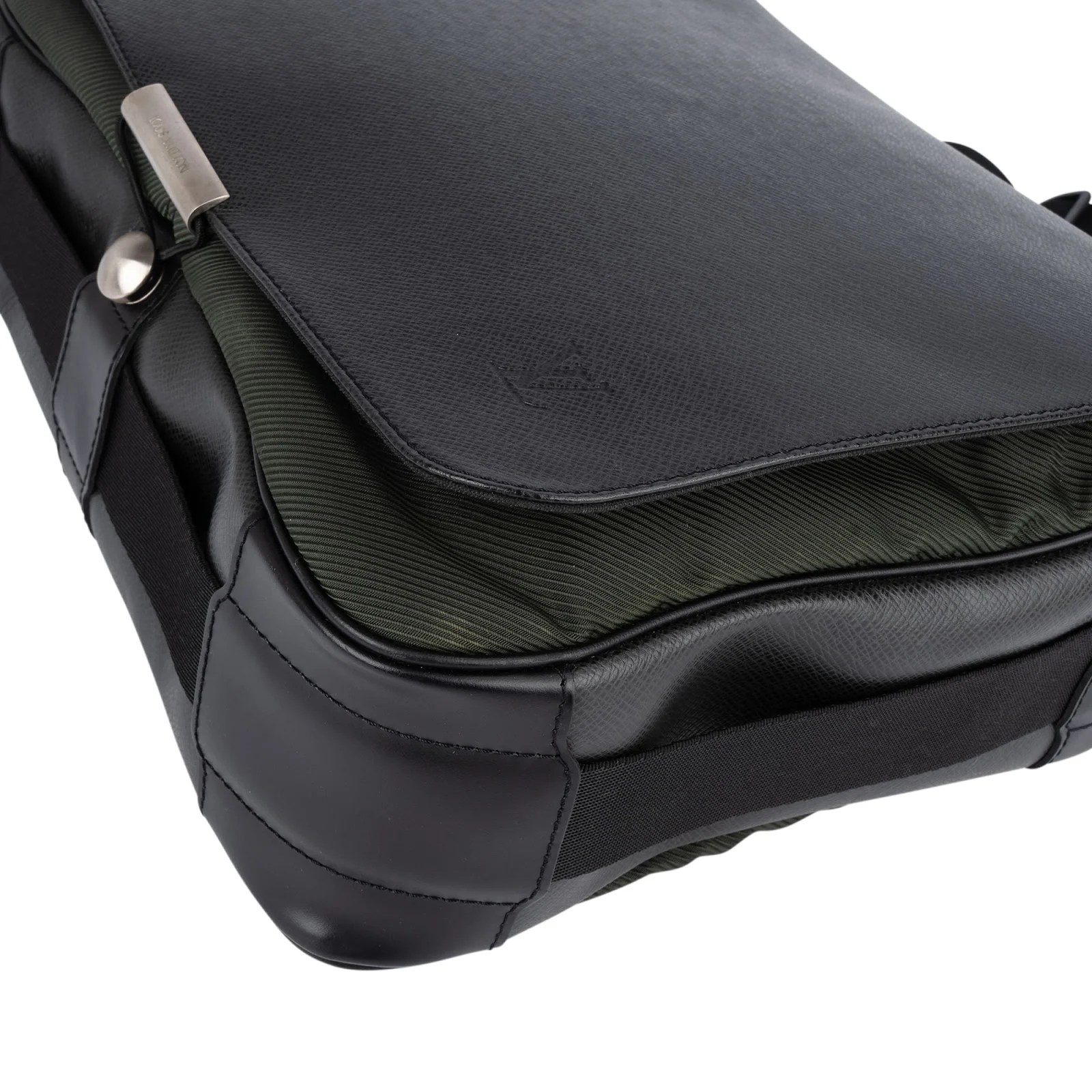 Louis Vuitton Taiga Leather and Nylon Victor Messenger Crossbody Bag