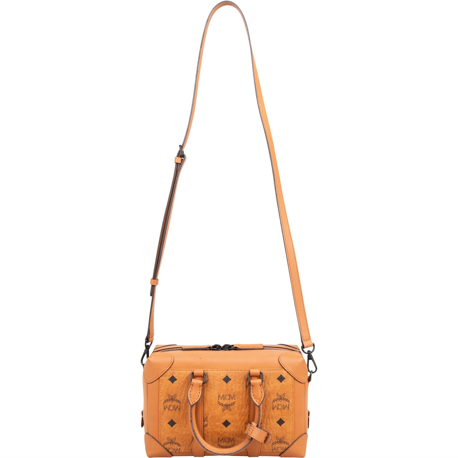MCM Monogram Visetos Berlin Handbag