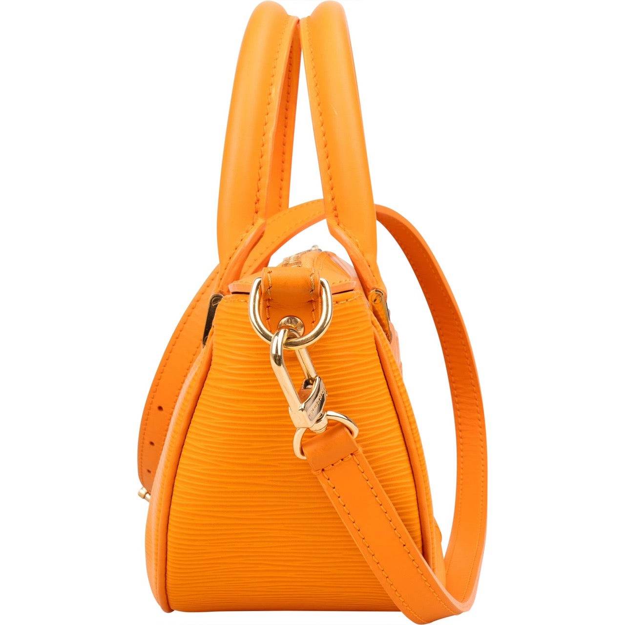 Louis Vuitton Orange Epi Leather Dhanura PM Handbag