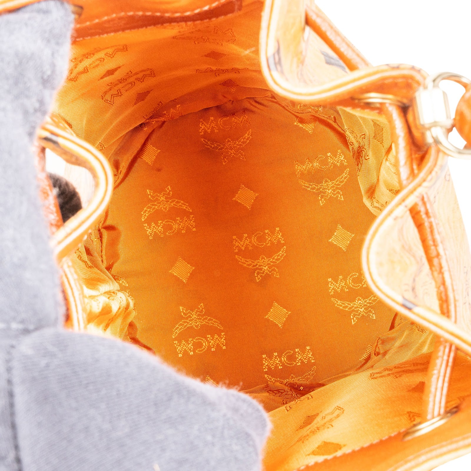 MCM - Mini Drawstring Bucket Crossbody Bag