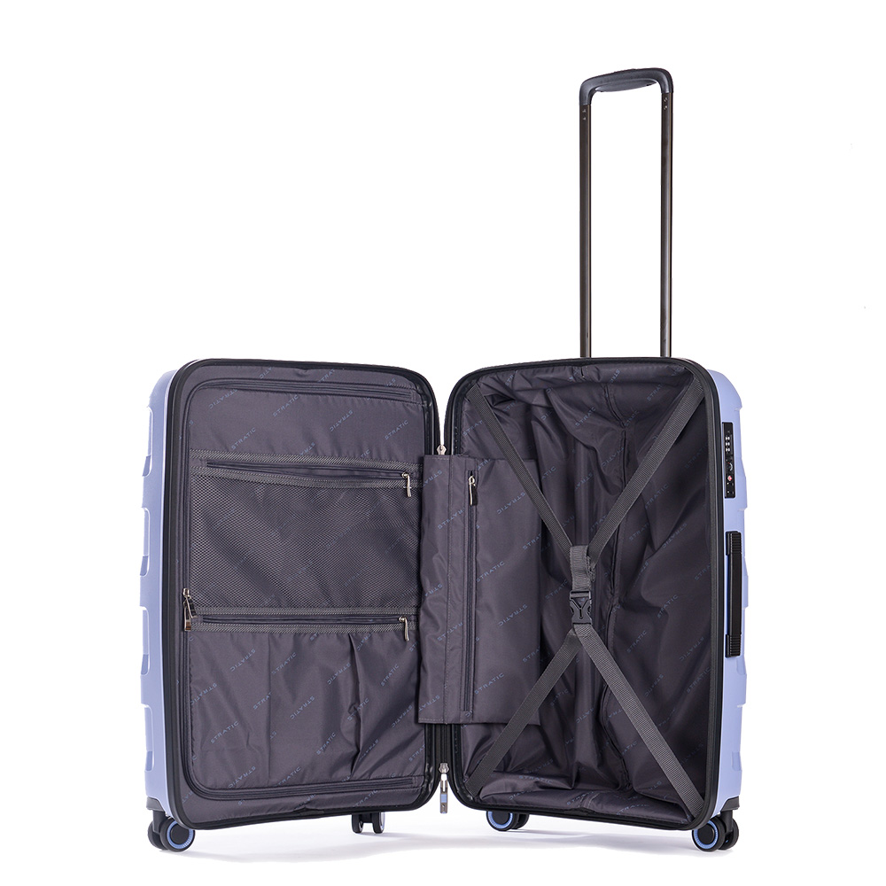 Straw - Hartschalen-Koffer M (bis 66cm) - light blue