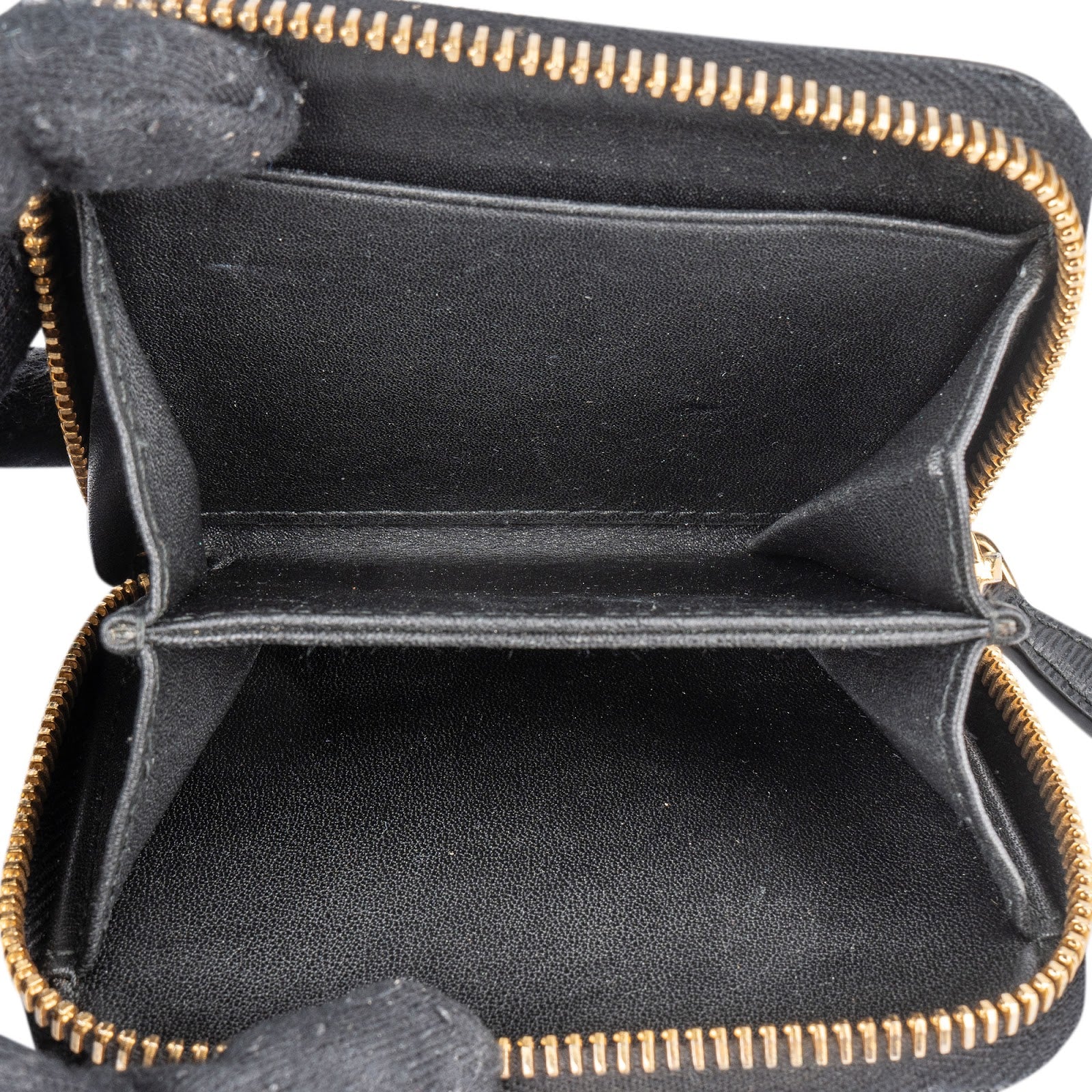 Prada Saffiano Leather Zip-Around Wallet