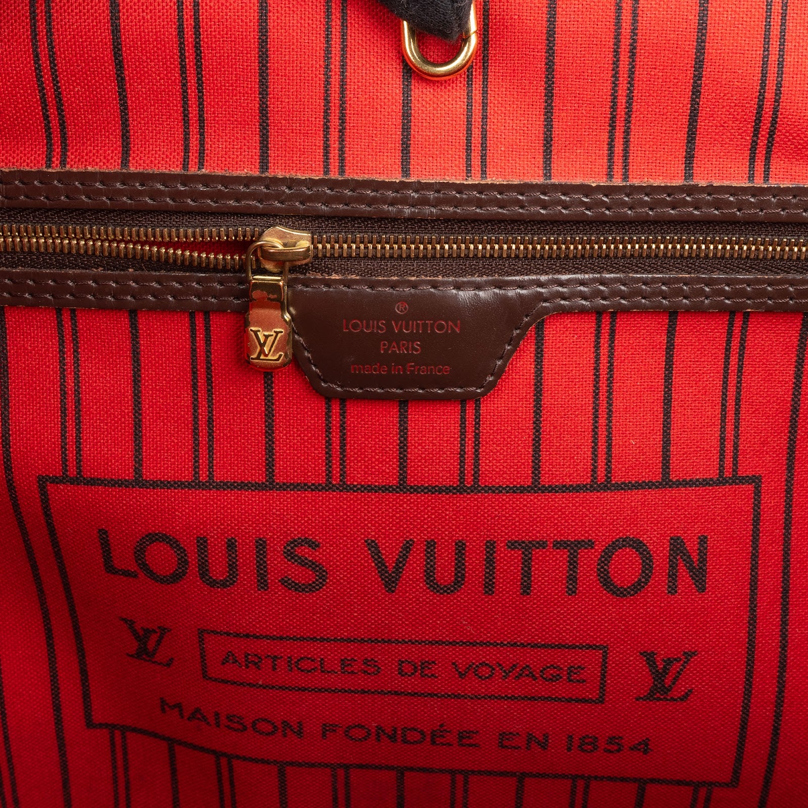 Sac cabas Neverfull MM Louis Vuitton en toile Monogram Damier Ebene
