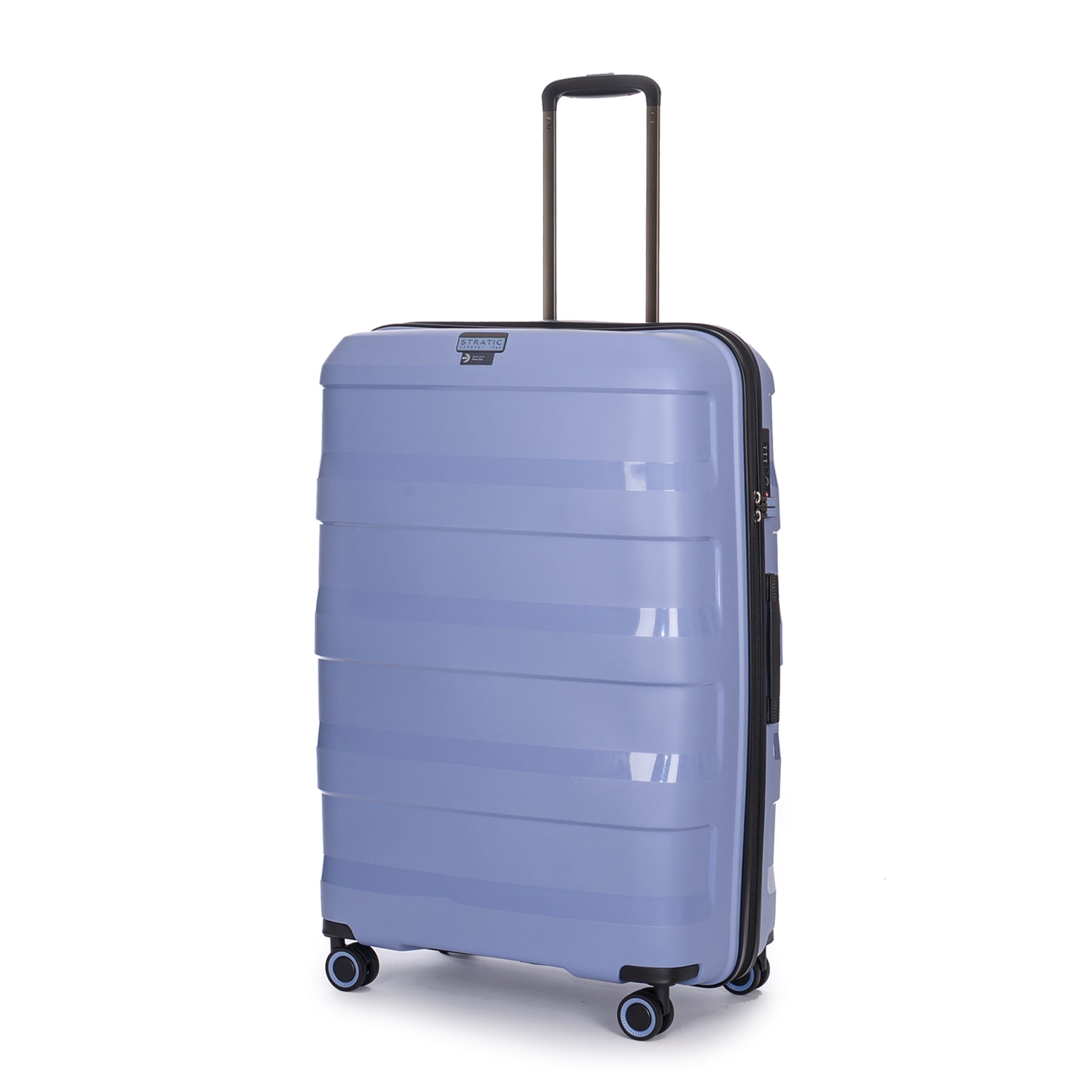 Straw - Hartschalen-Koffer L (bis 76cm) - light blue