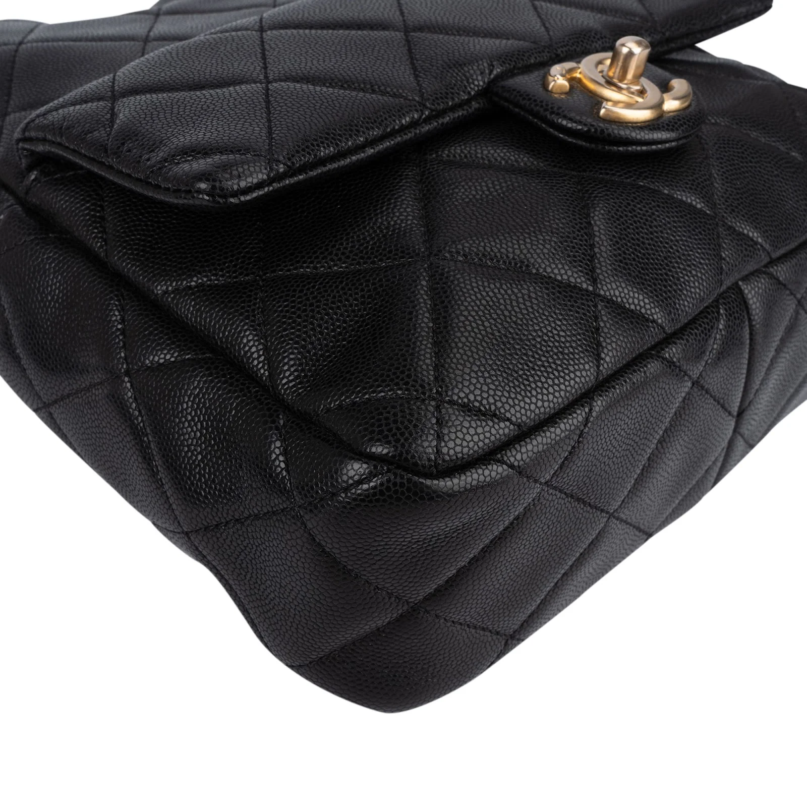 Chanel Quilted Caviar Leather Backpack Shoulder Bag