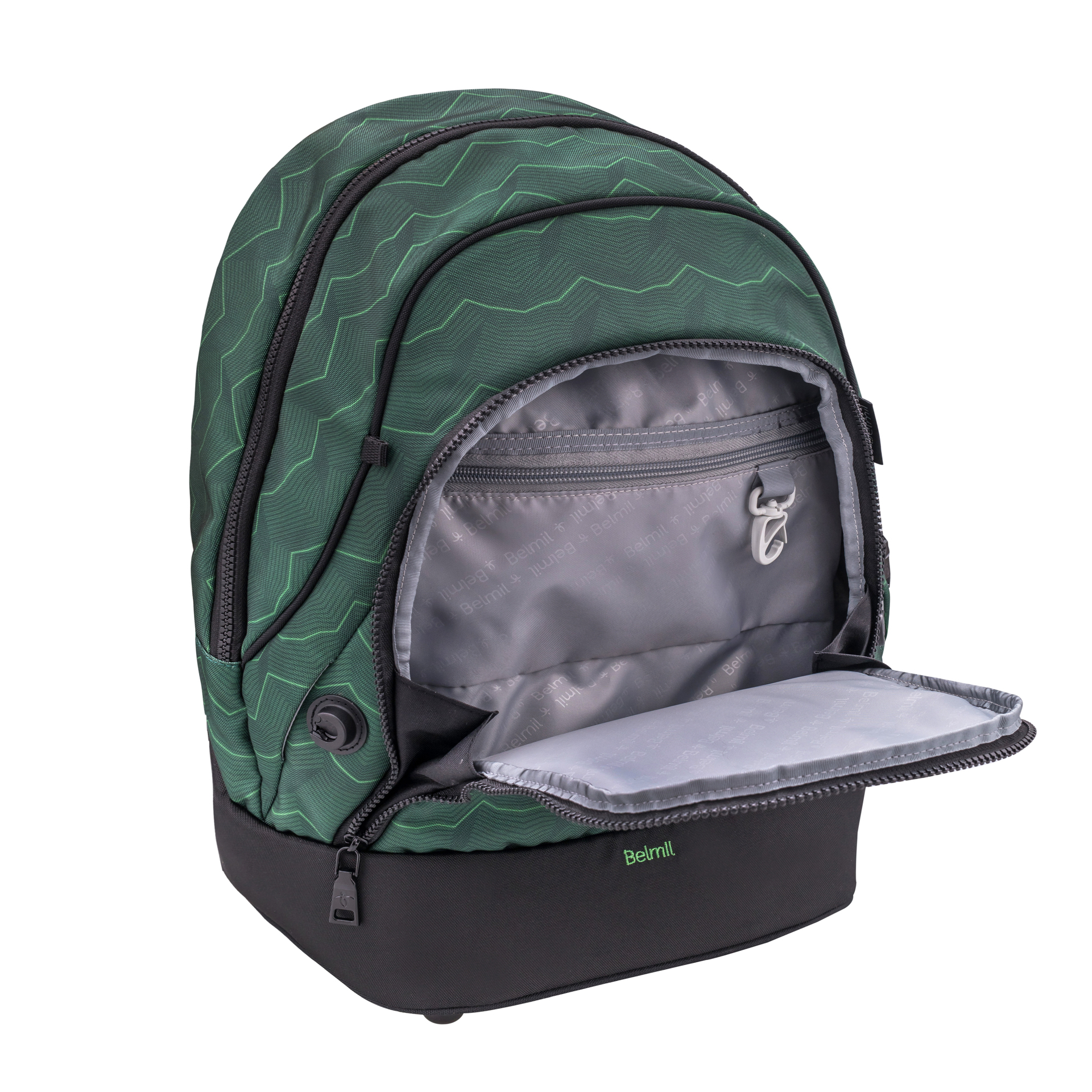 2-IN-1 Schultasche & Gürteltasche 2-teilig - Twist of Lime