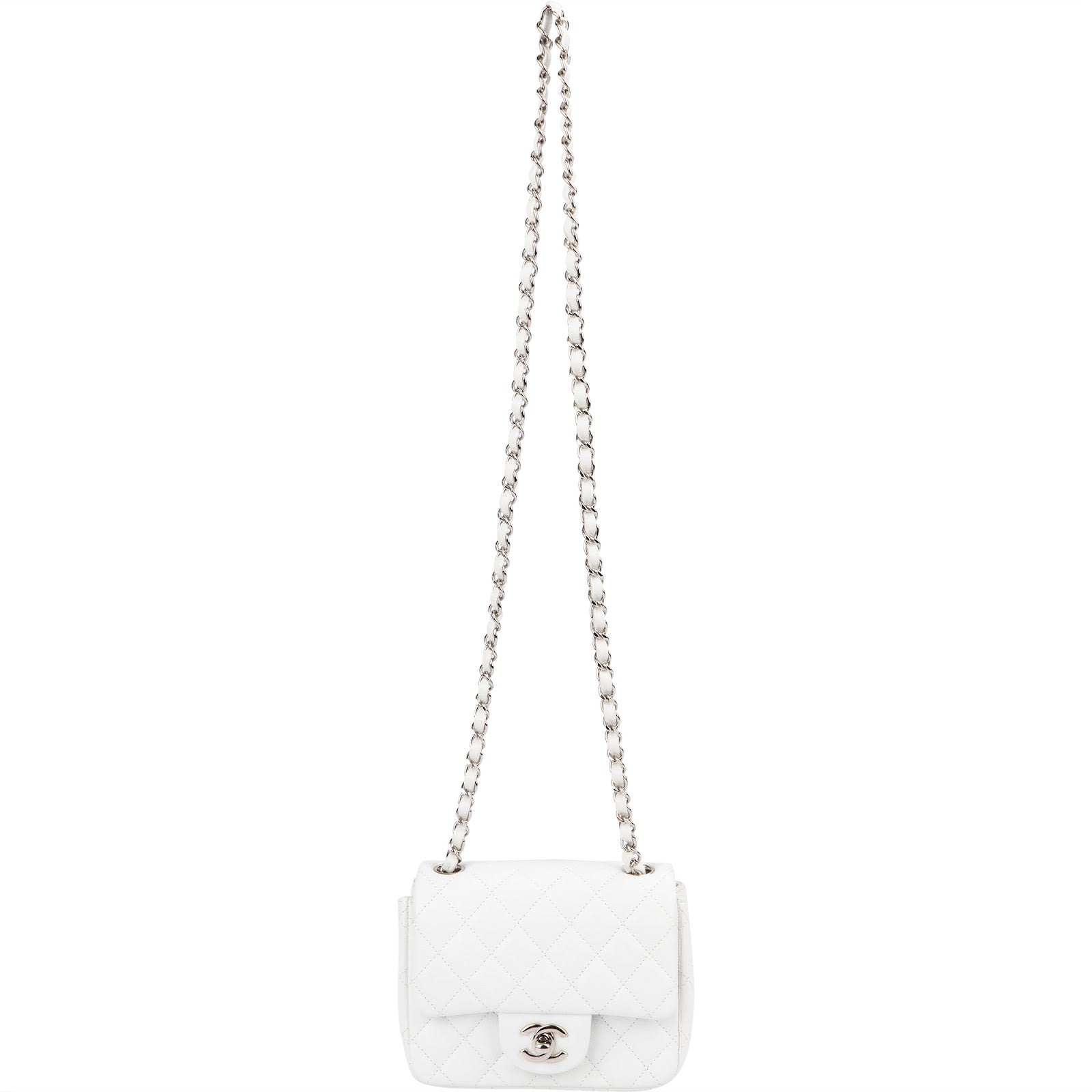 Chanel - Mini Square Single Flap Crossbody Bag