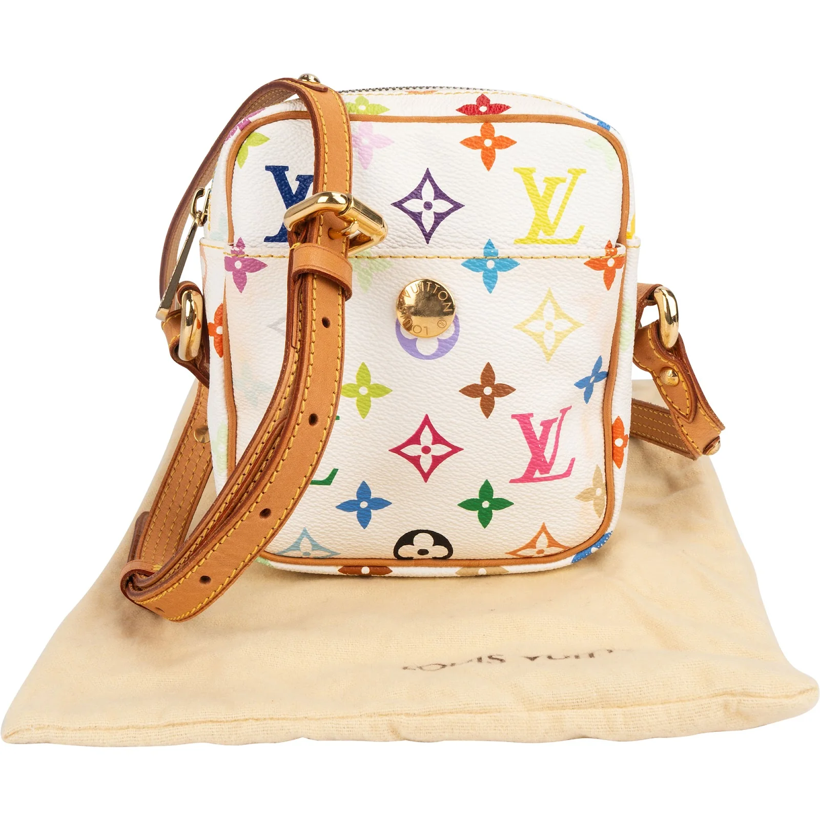Louis Vuitton Monogram Murakami Multicolor Rift Crossbody Bag