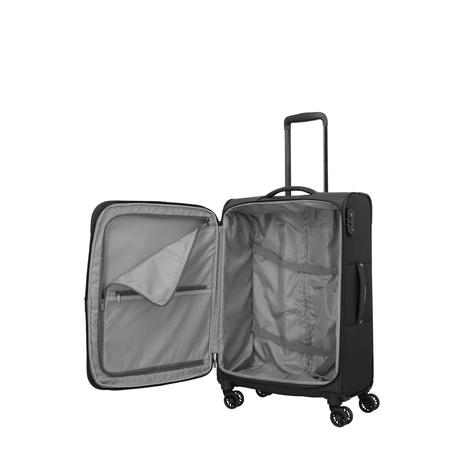 UMBRIA Trolley M (67 cm) erweiterbar - Black