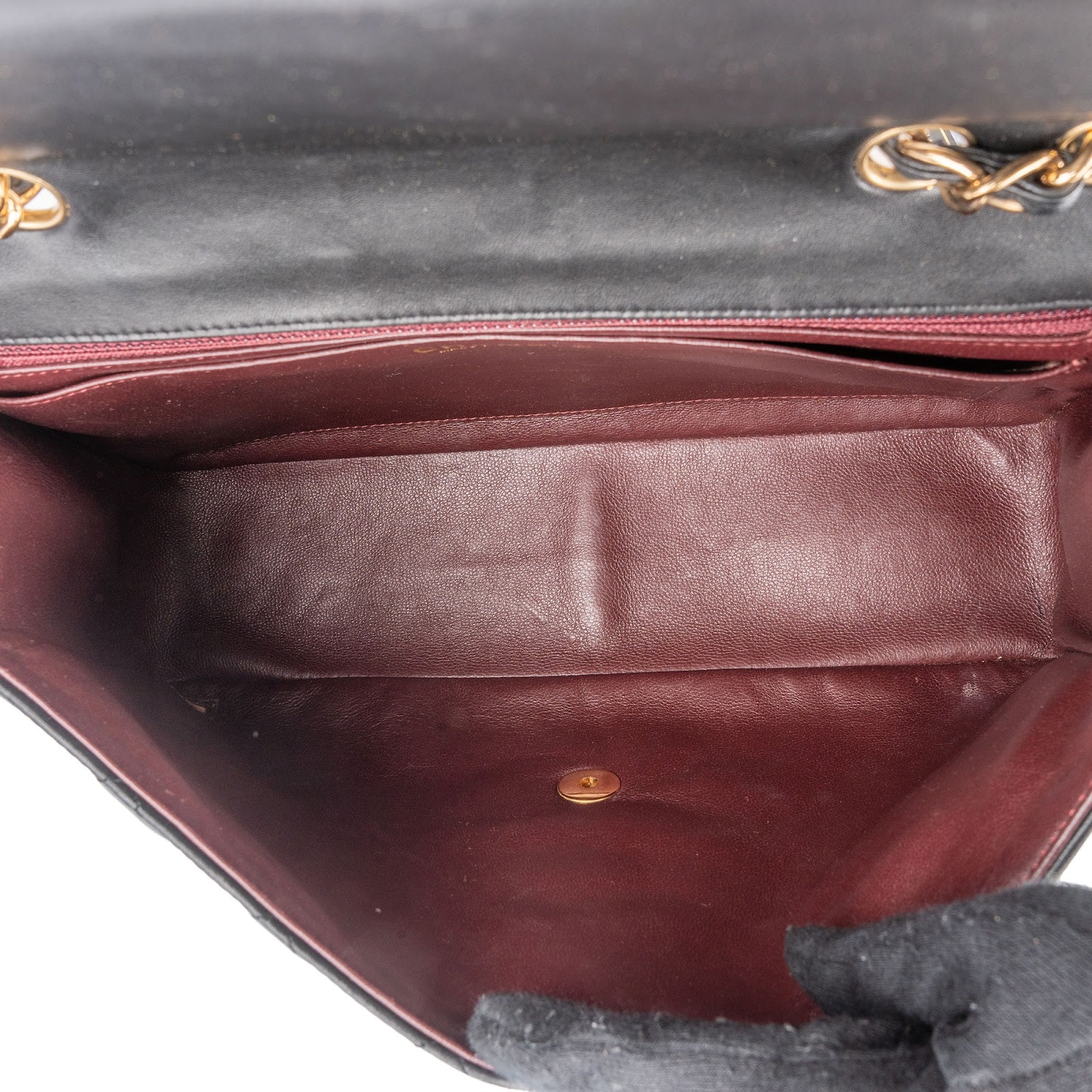 Chanel Quilted Lambskin Jumbo Single Flap Shoulder Bag