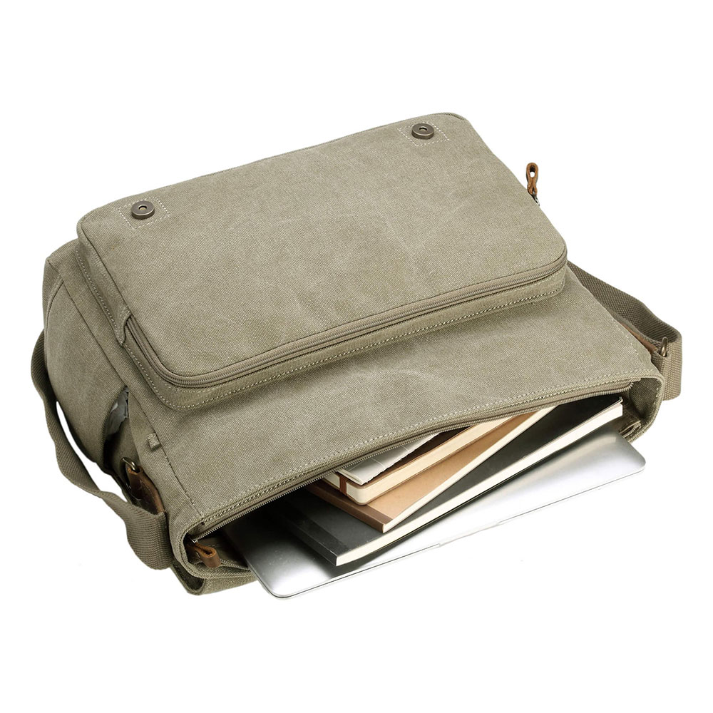 Classic Laptop Bag - Khaki
