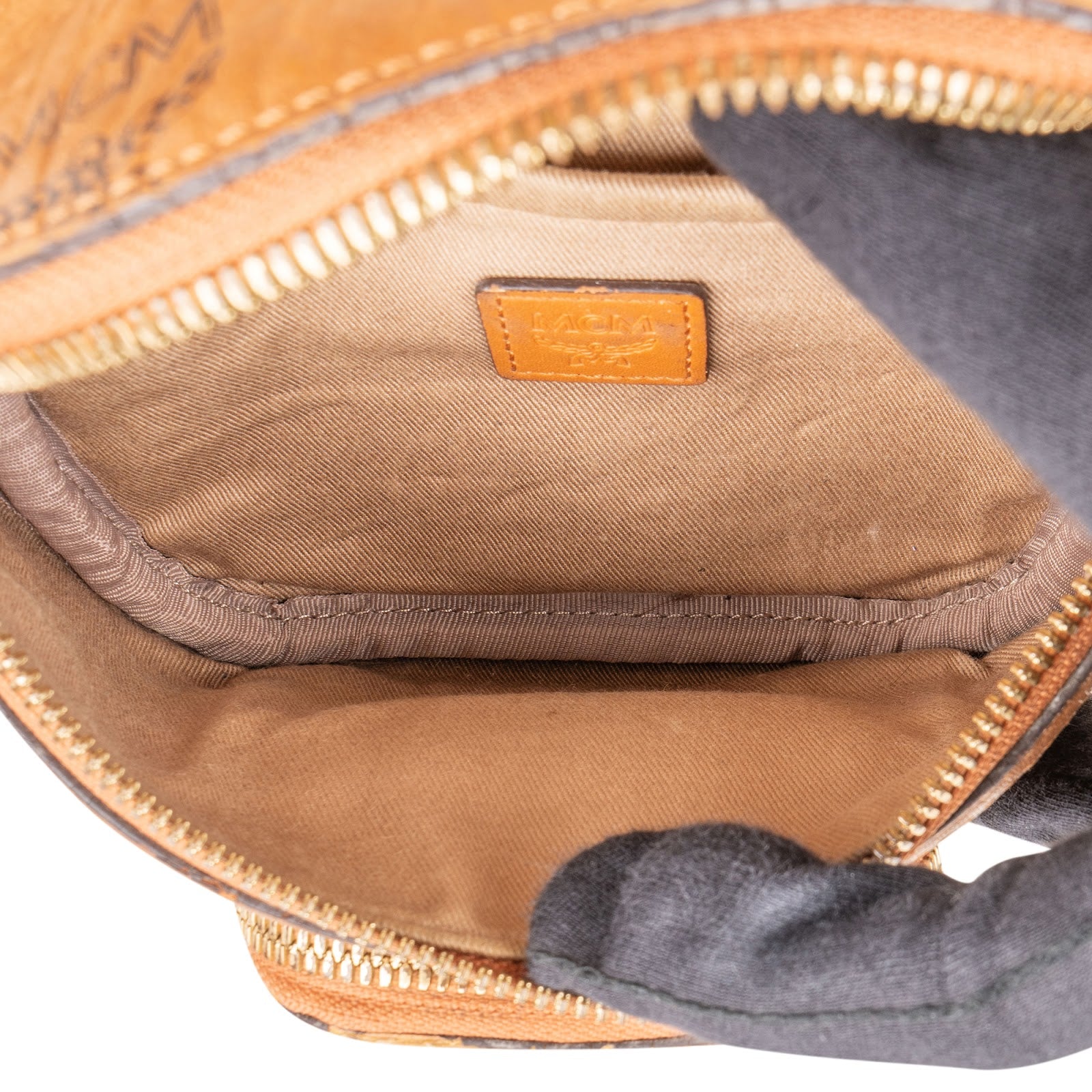 MCM Monogram Visetos Fursten Belt Body Crossbody Bag