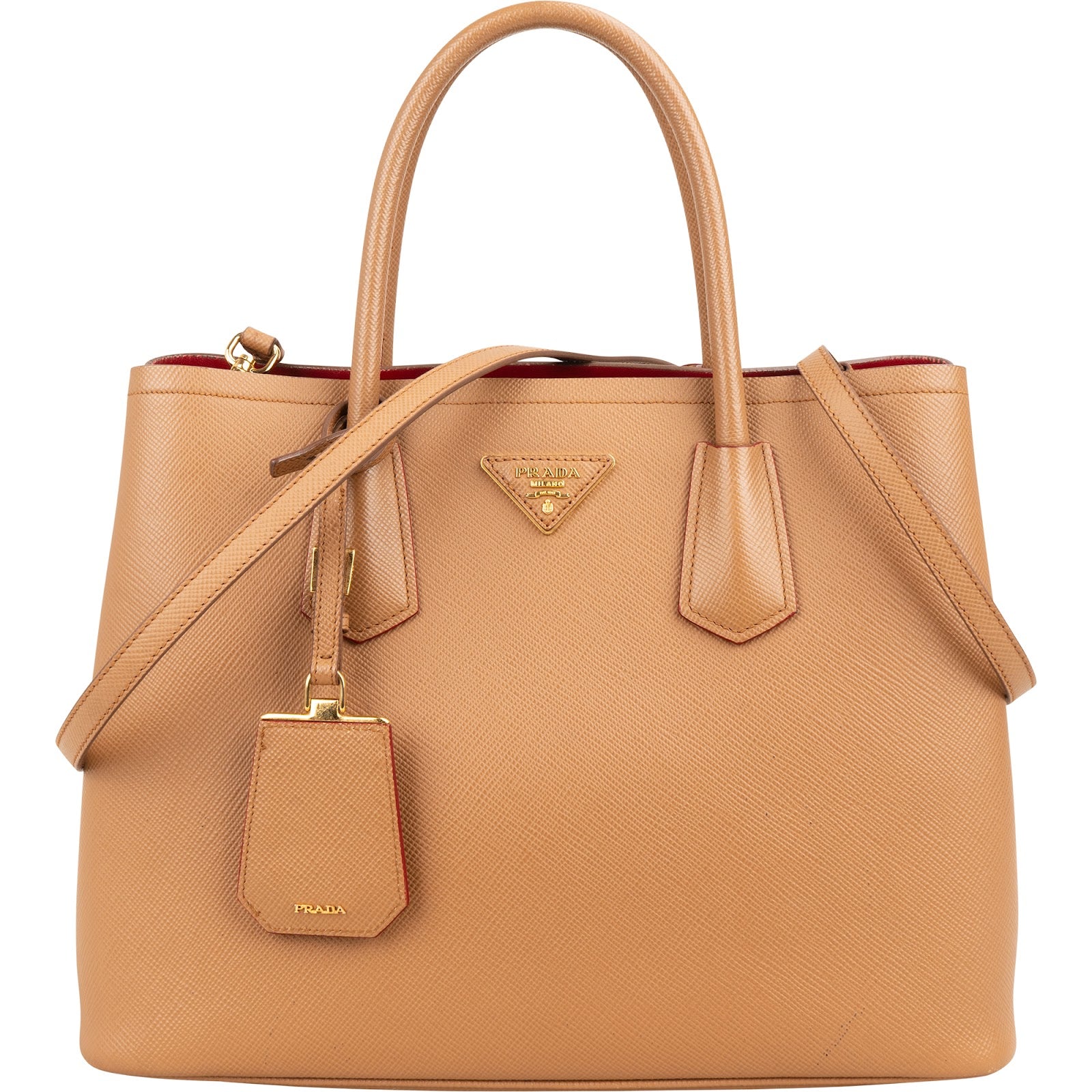 Prada – Saffiano Cuir Double Tote Handtasche