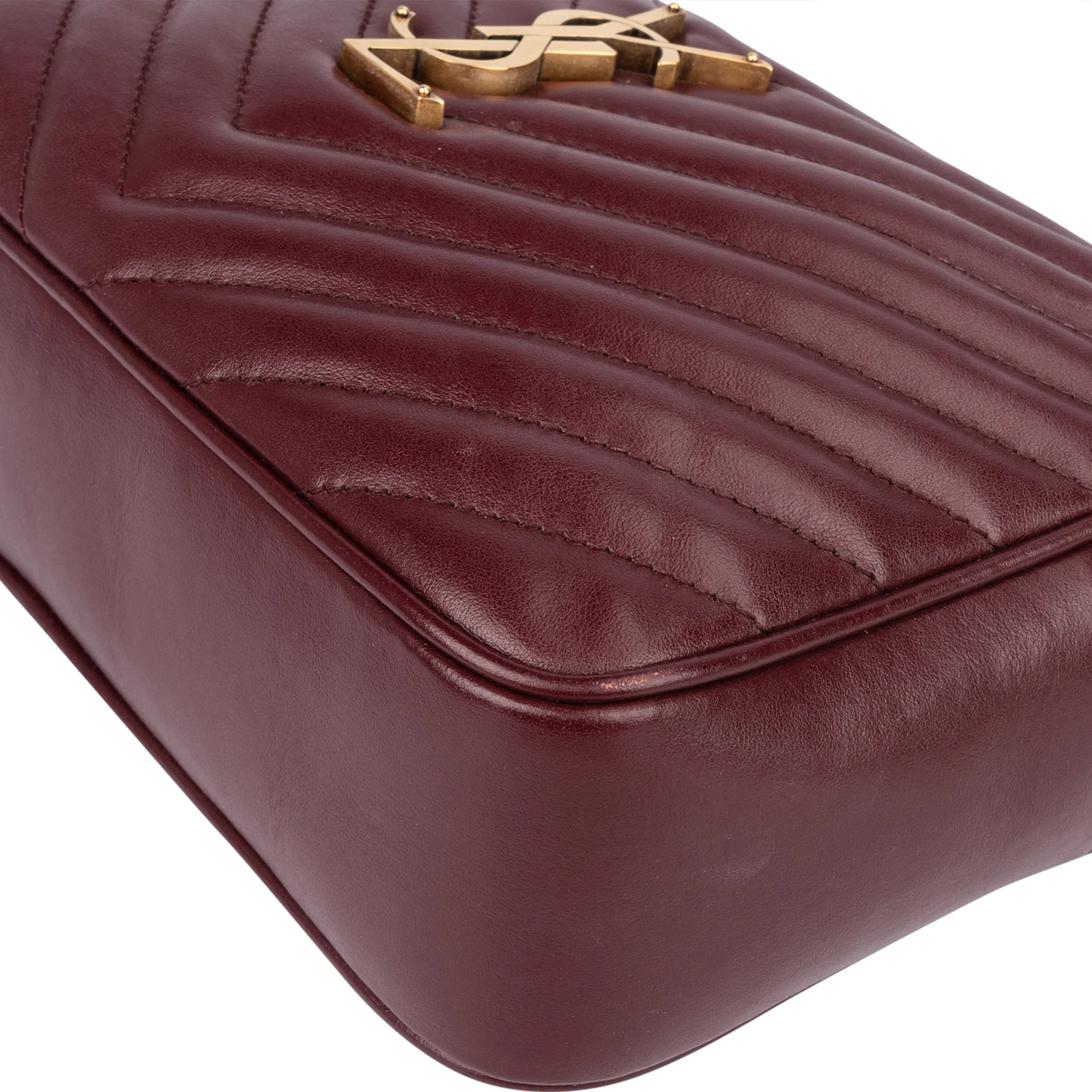 Saint Laurent Quilted Leather Lou Camera Crossbody Bag