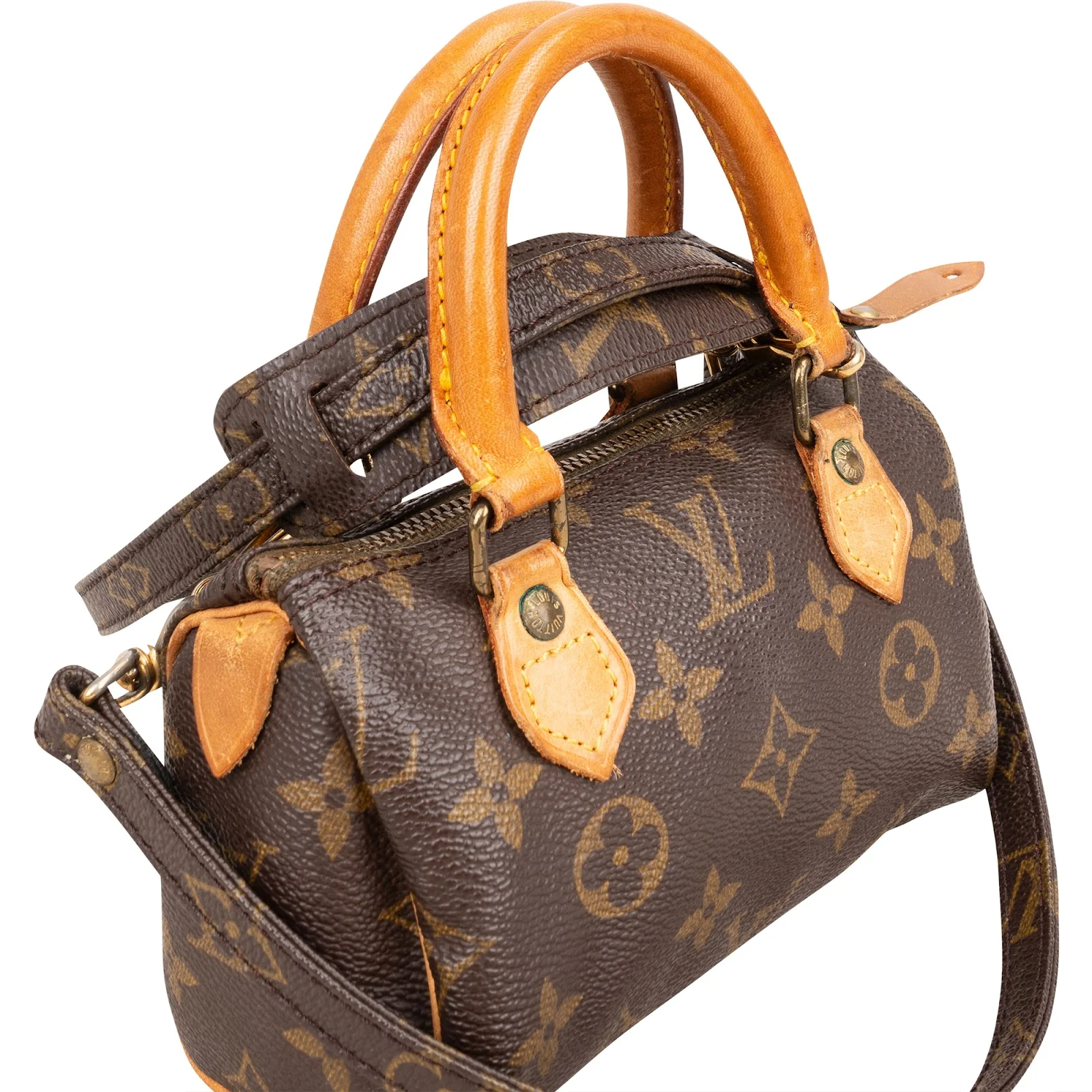 Louis Vuitton Canvas Monogram Mini Speedy Boston Bag