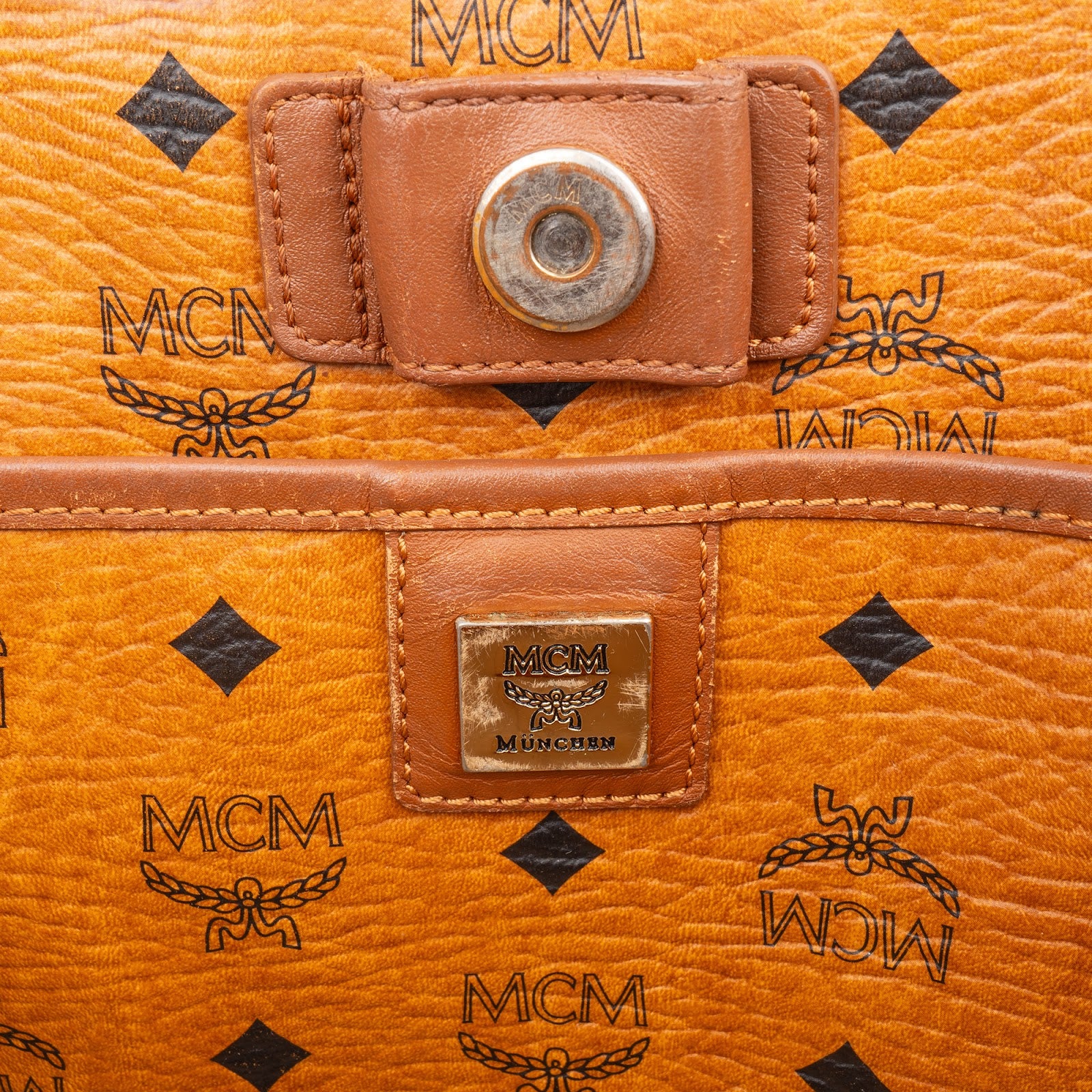 MCM Monogram Visetos Liz Reversible Shopper Shoulder Bag