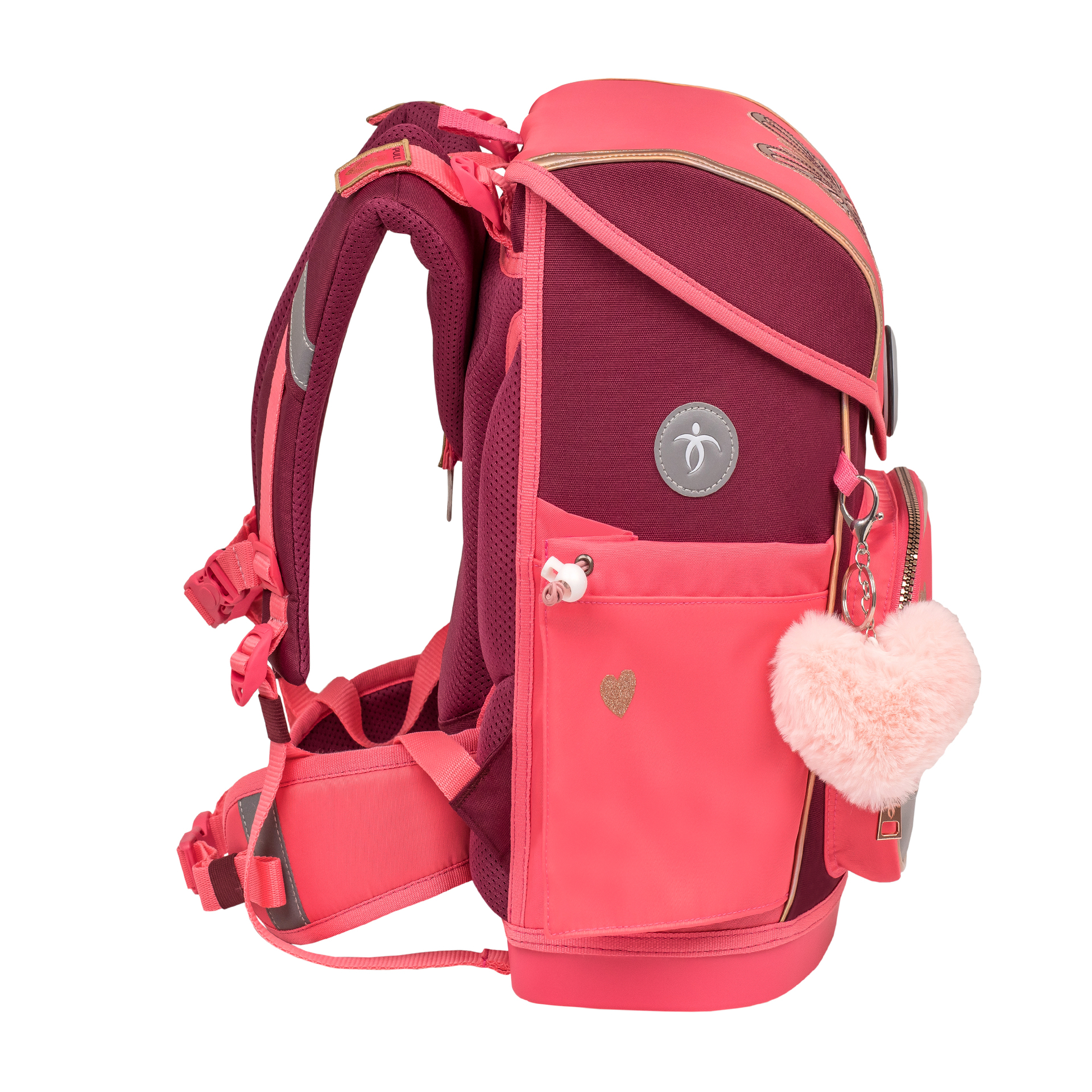 Compact Plus Schulranzenset 5-teilig - Coral