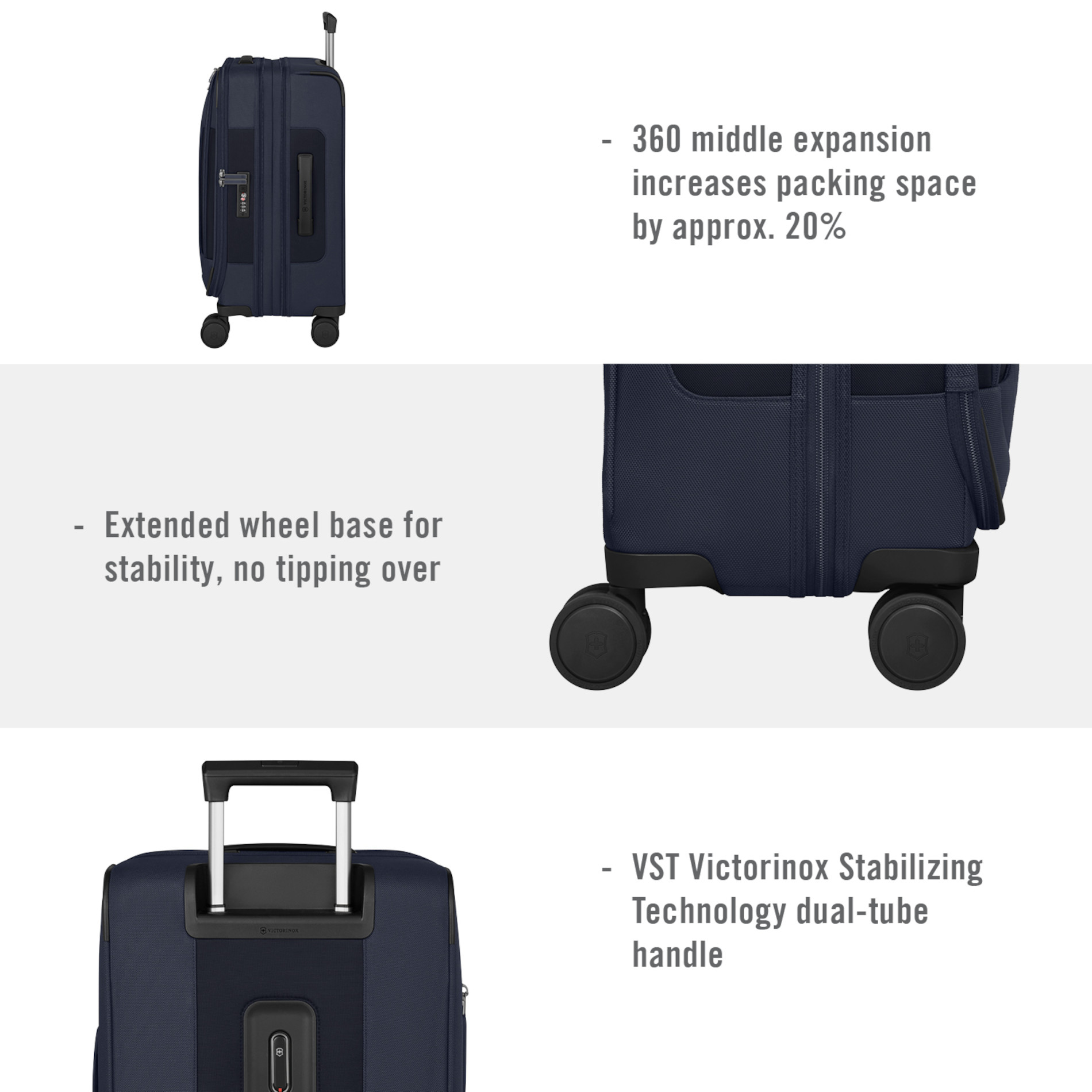 Werks Traveler 7.0 Frequent Flyer Carry-On Business - Navy Blue