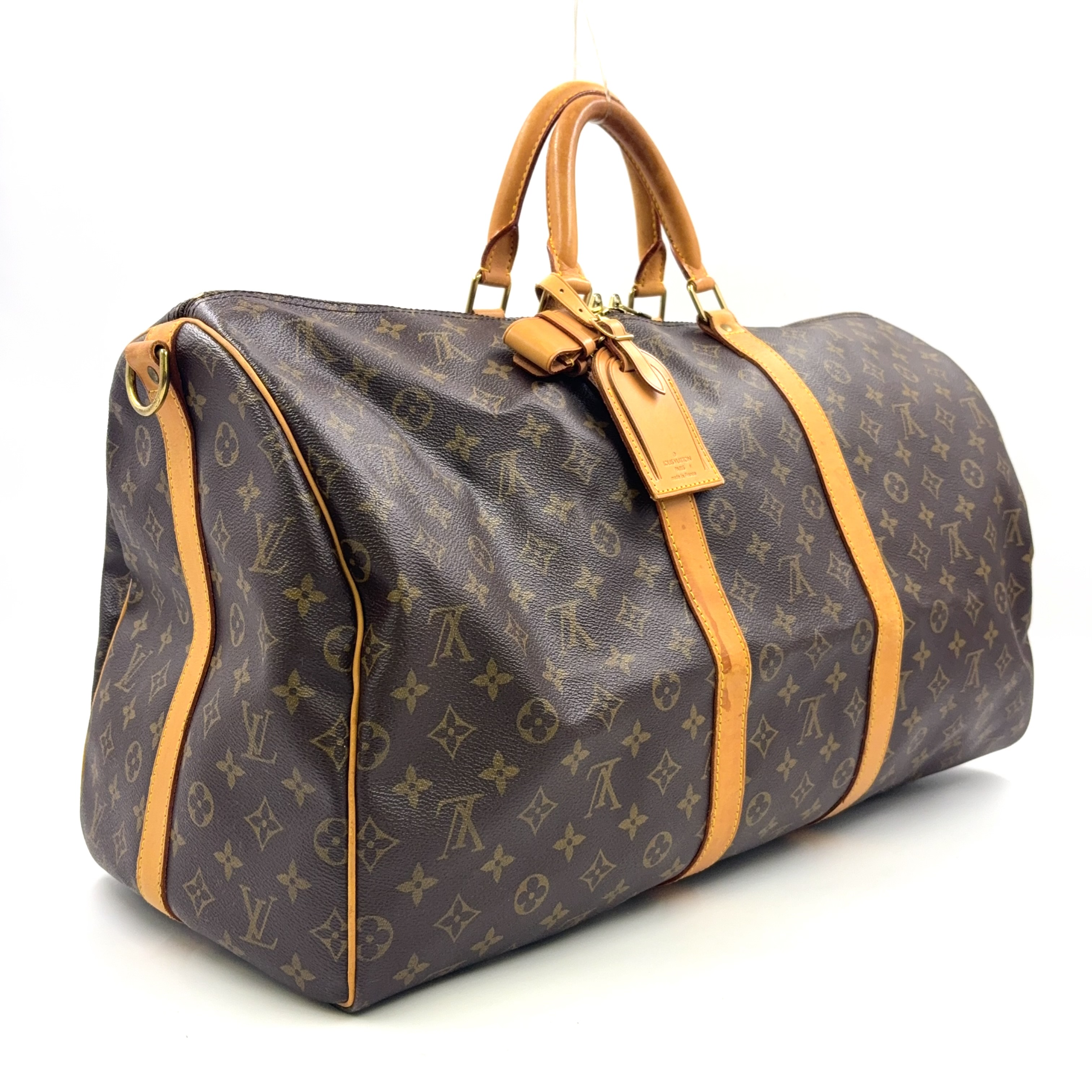 Louis Vuitton  Keepall Bandouliere 55 Monogram Boston Bag