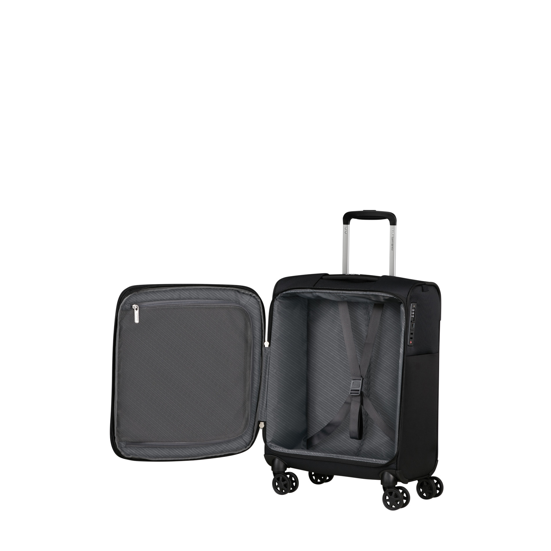 BASE BREEZE Handgepäck (55 cm) erweiterbar - BLACK