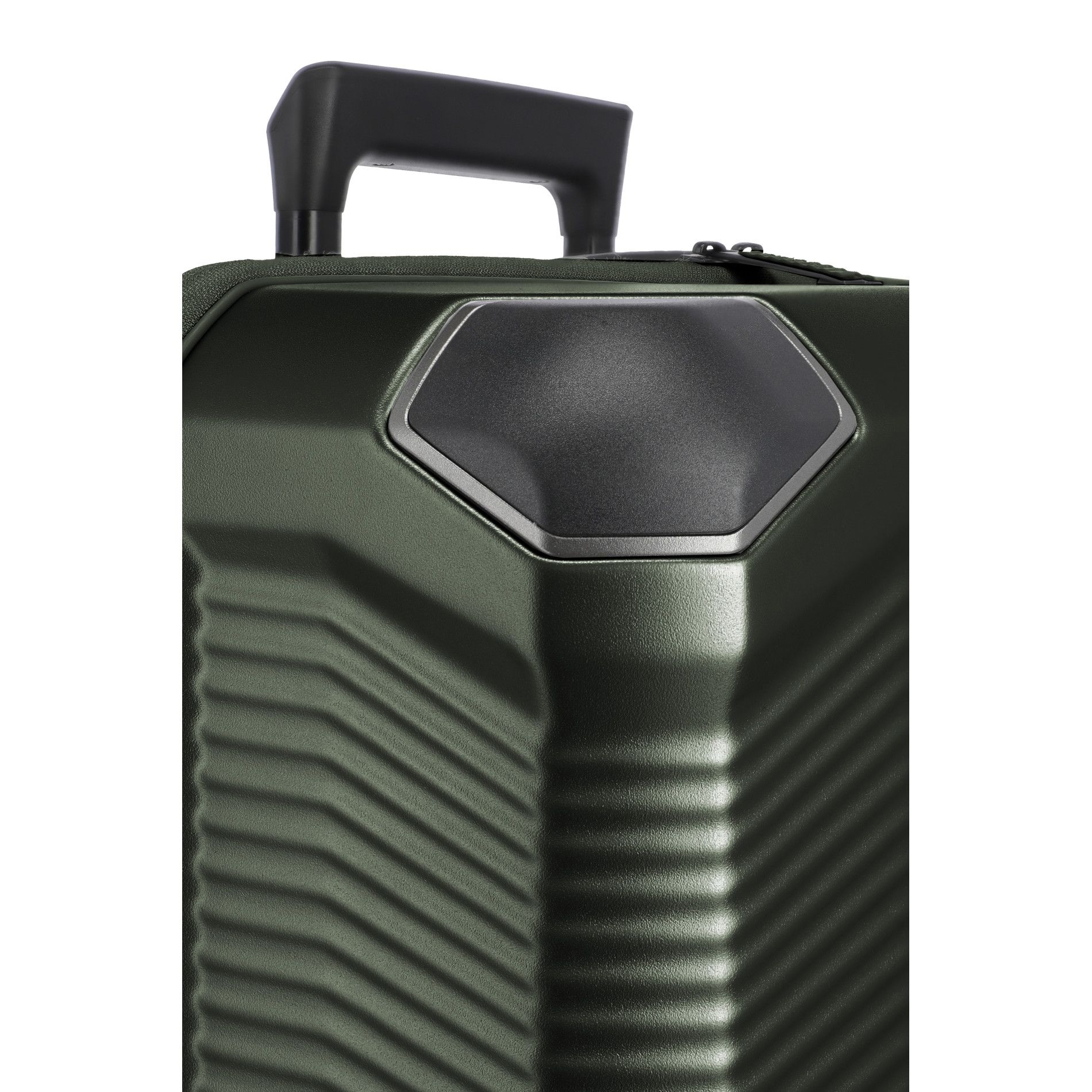 Walizka na kółkach MILLENNIUM M (67 cm) z możliwością powiększenia – Pine Green