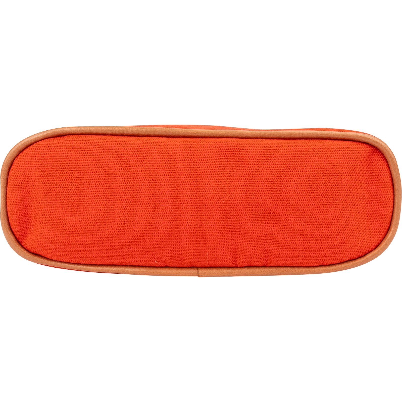 Hermès Terracota Orange Cotton Bolide Pouch