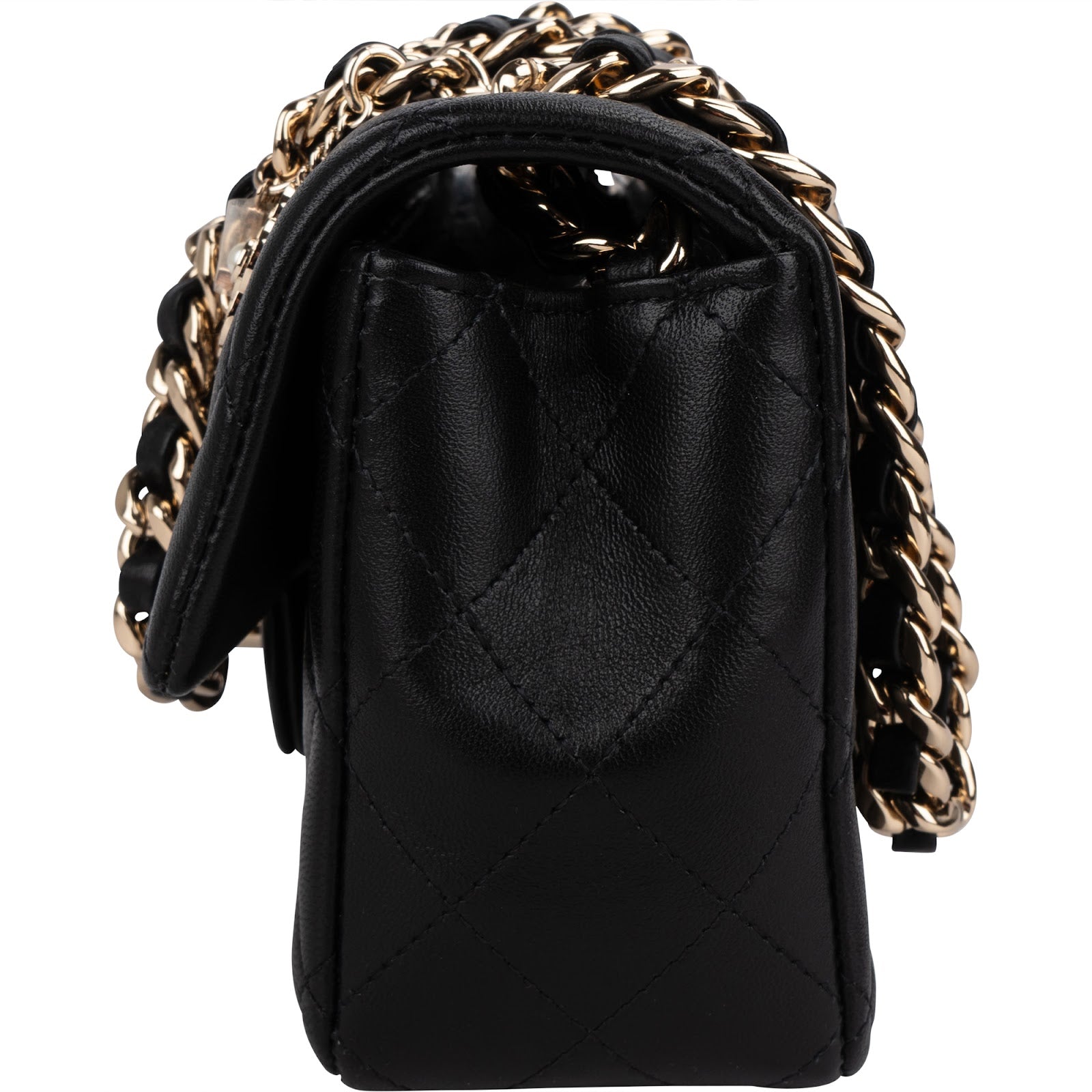 Chanel Quilted Lambskin Coco Lucky Charms Single Flap Crossbody Bag