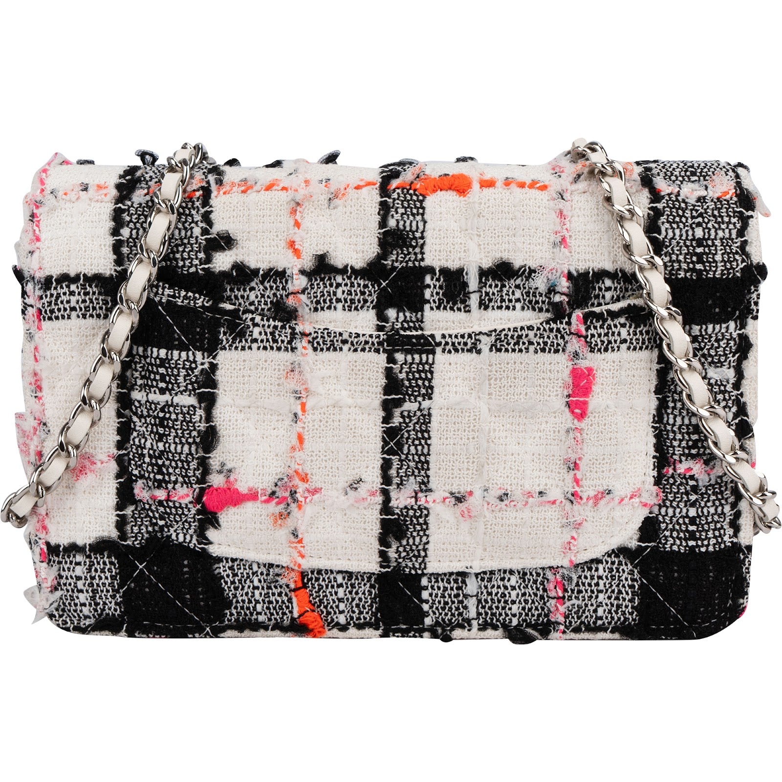 Chanel Limited Multicolor Tweed Wallet On Chain Crossbody Bag