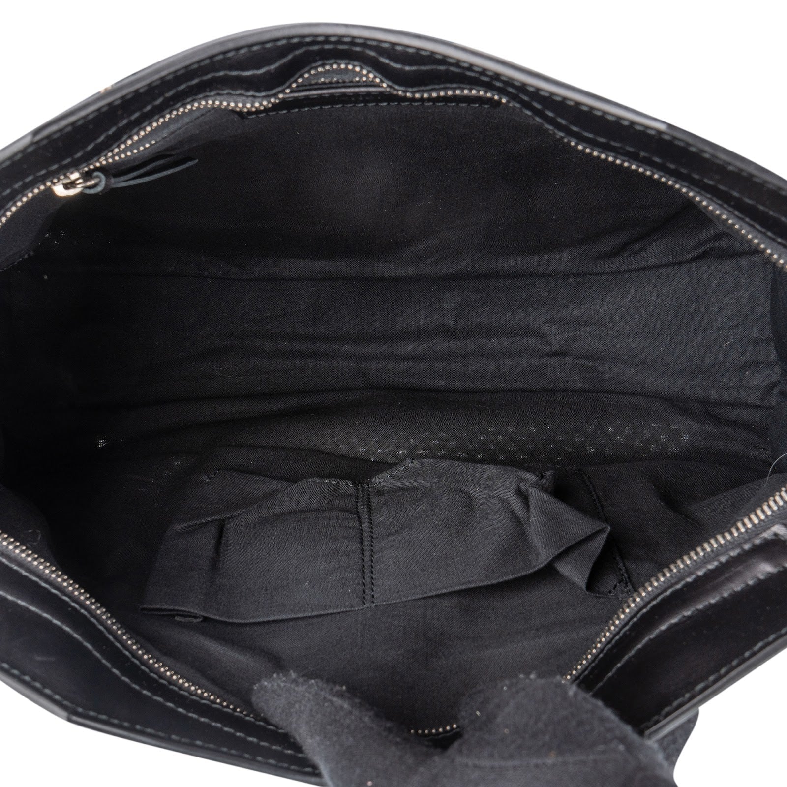 Balenciaga Black and White Raffia and Leather City Handbag