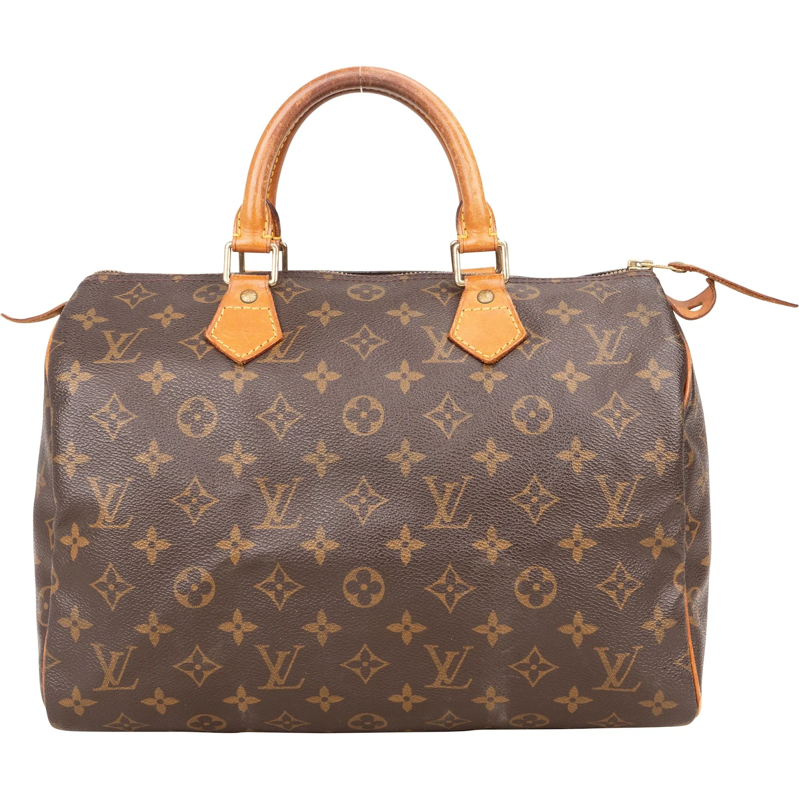 Louis Vuitton Canvas Monogram Speedy 30 Boston Bag