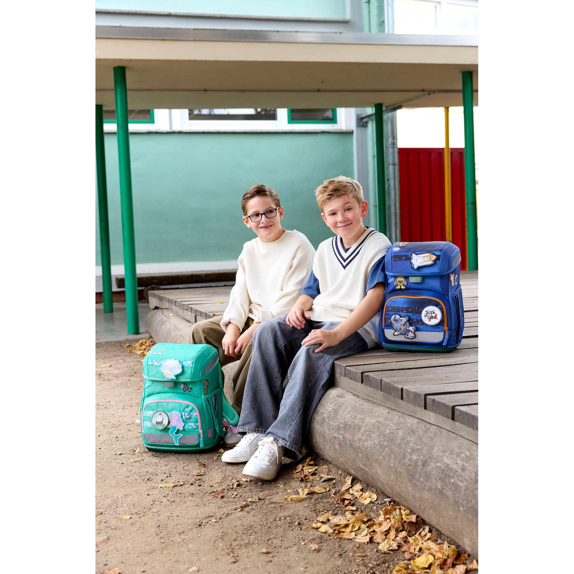 School Set Light Unique Schulranzenset 5tlg. - Space blue