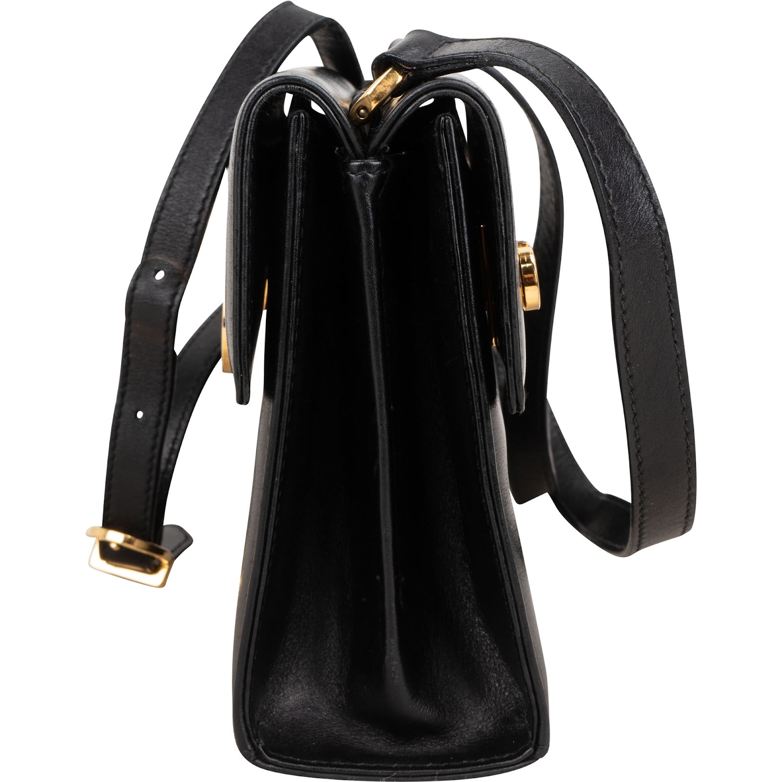 Salvatore Ferragamo Leather Gancini Flap Crossbody Bag